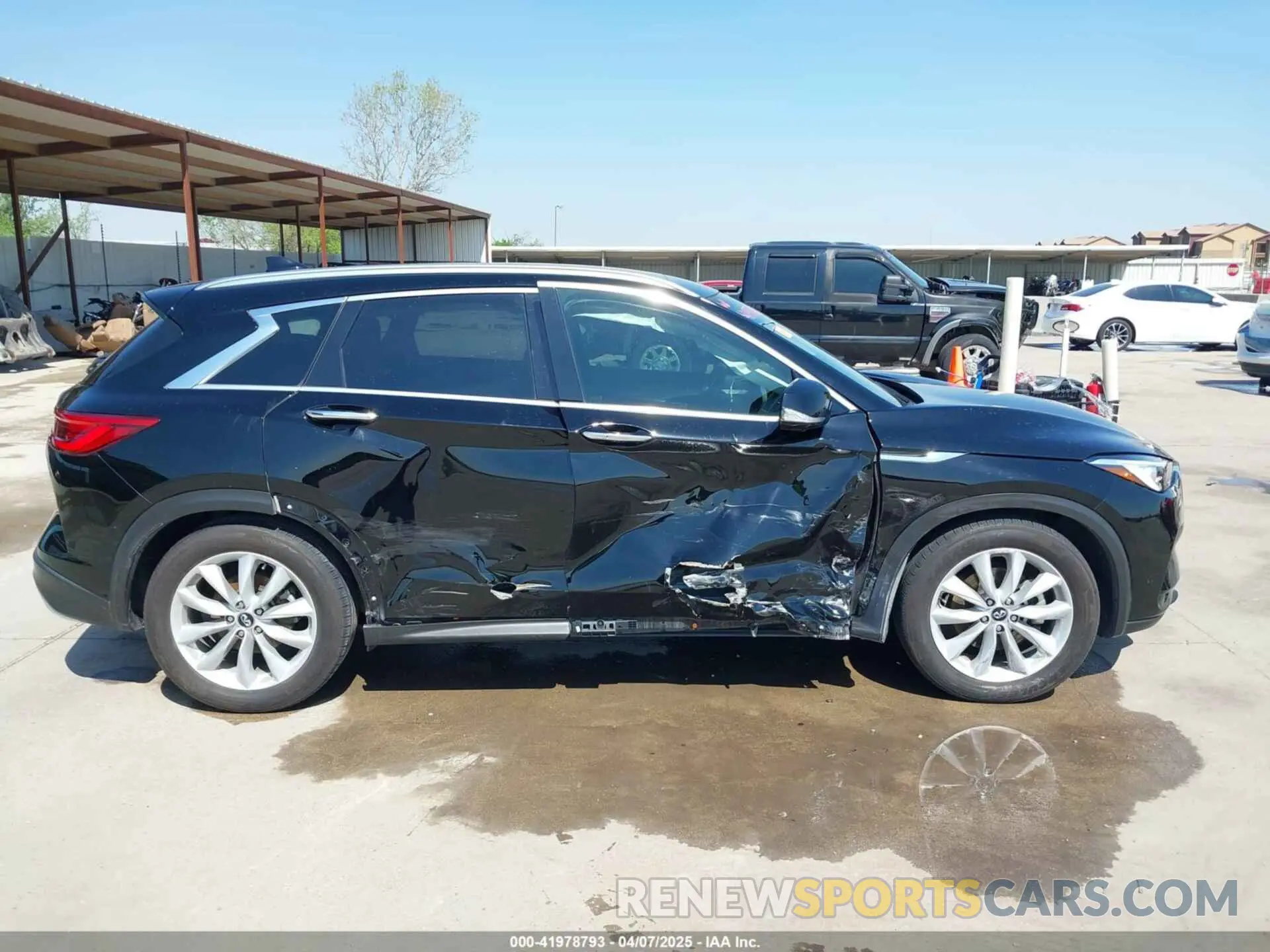 13 fotografías del automóvil dañado 3PCAJ5M15KF112850 INFINITI QX50 2019