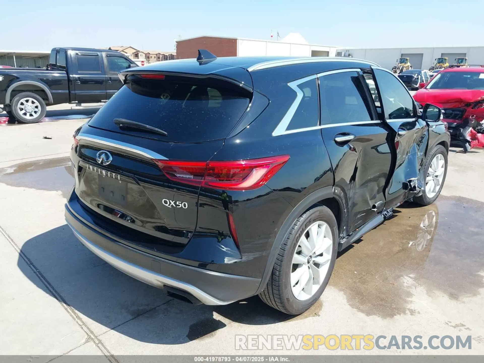 4 fotografías del automóvil dañado 3PCAJ5M15KF112850 INFINITI QX50 2019