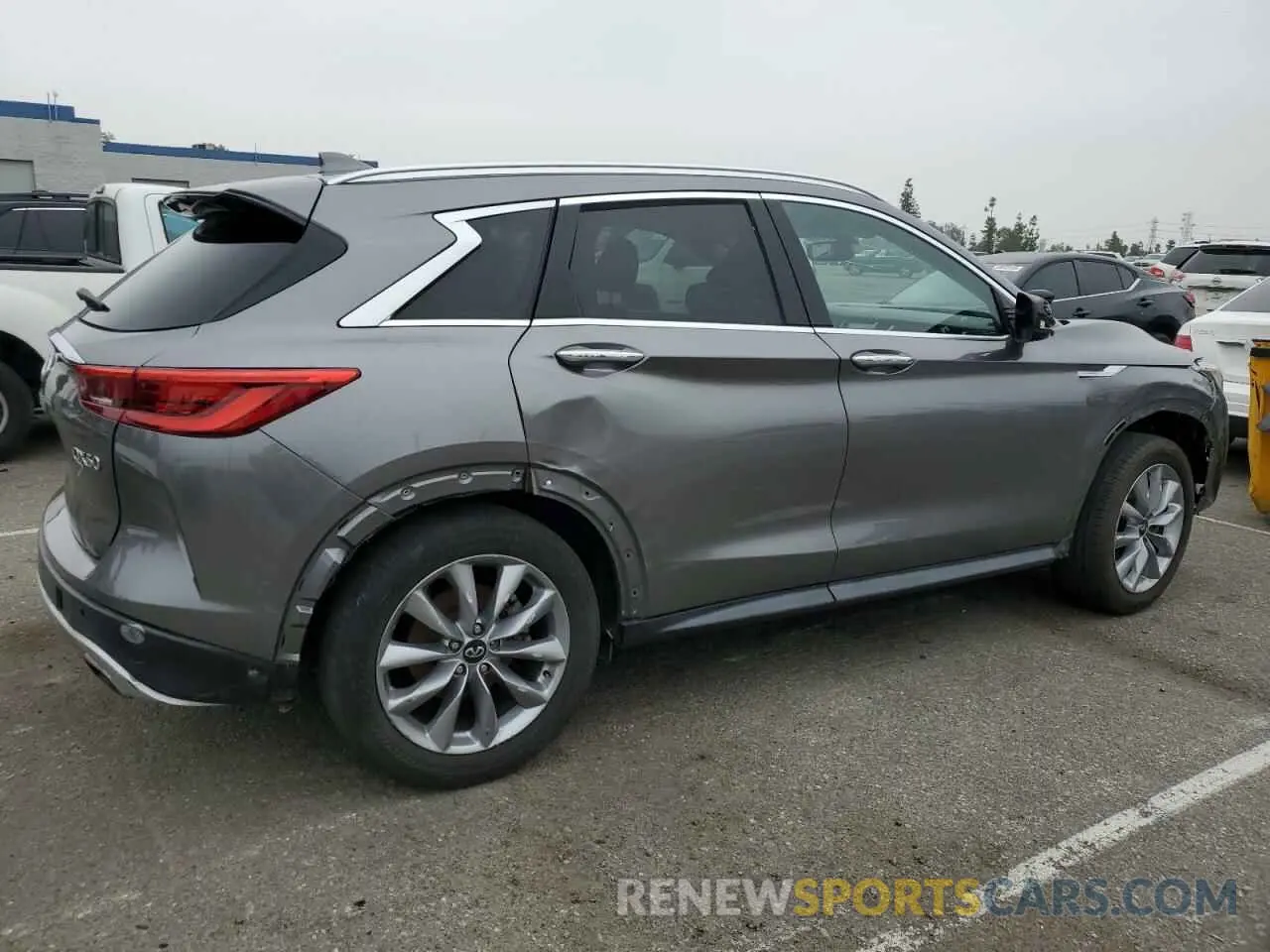 3 fotografías del automóvil dañado 3PCAJ5M15KF113075 INFINITI QX50 2019