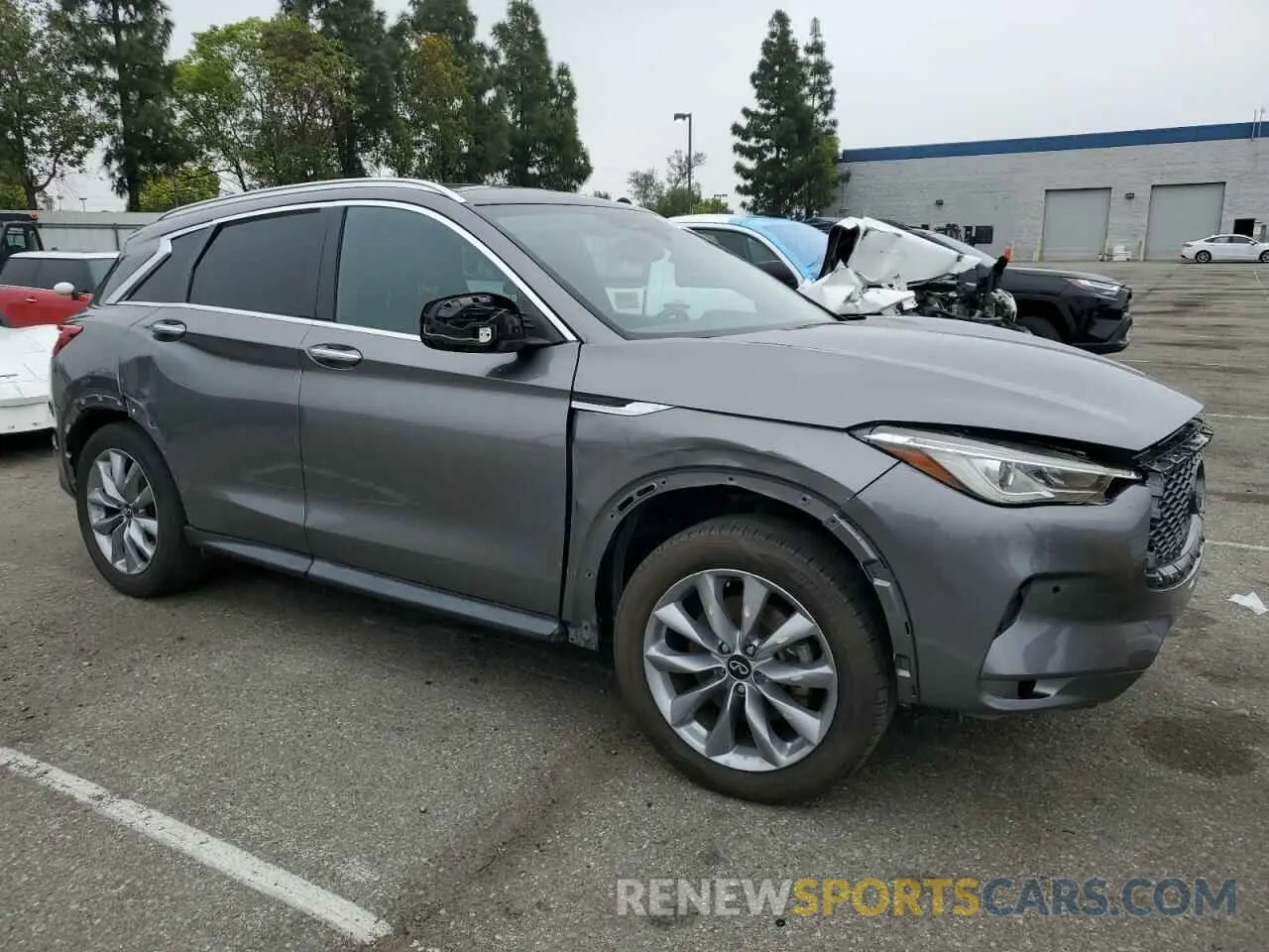 4 fotografías del automóvil dañado 3PCAJ5M15KF113075 INFINITI QX50 2019