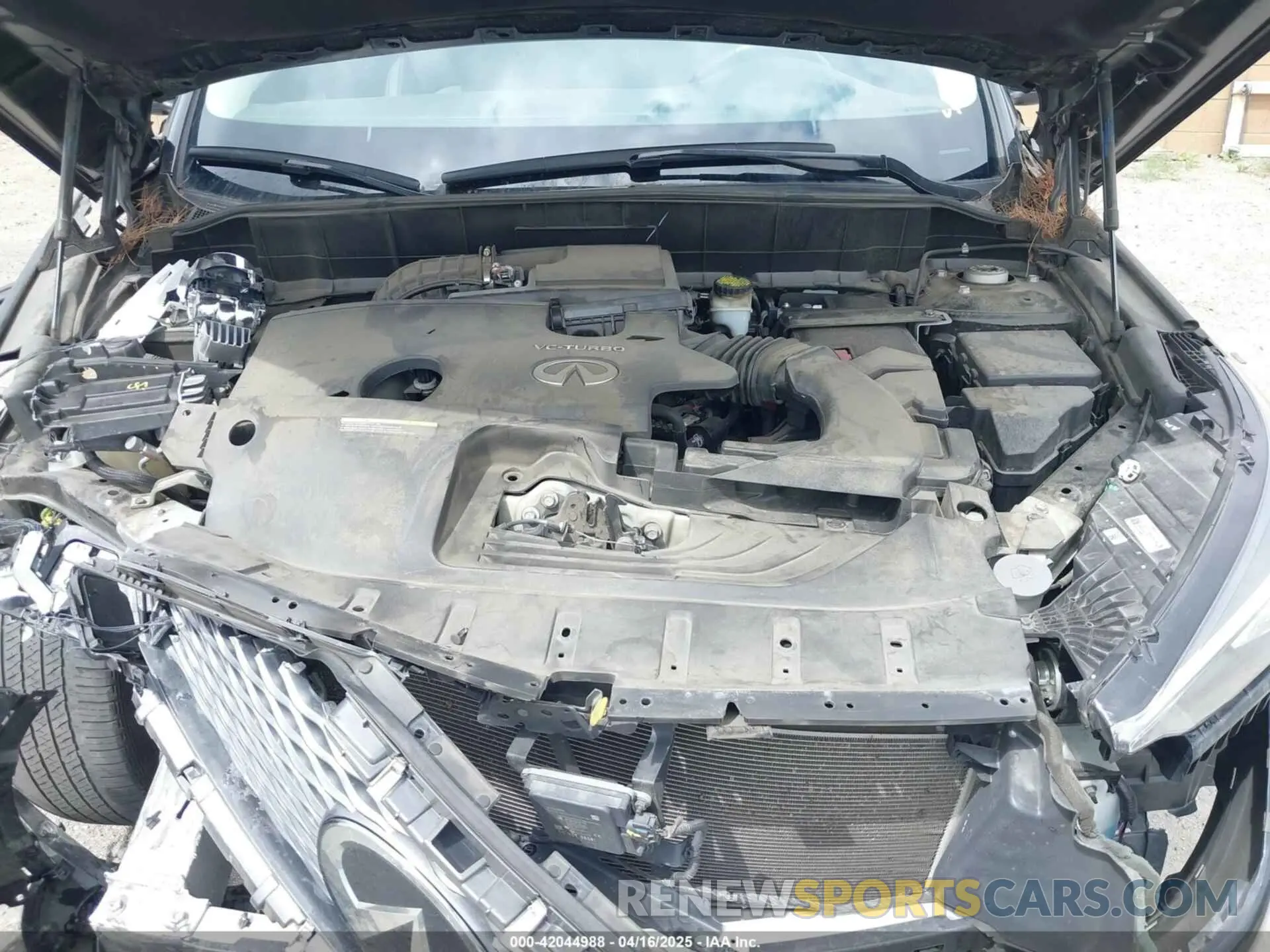 10 fotografías del automóvil dañado 3PCAJ5M15KF131964 INFINITI QX50 2019