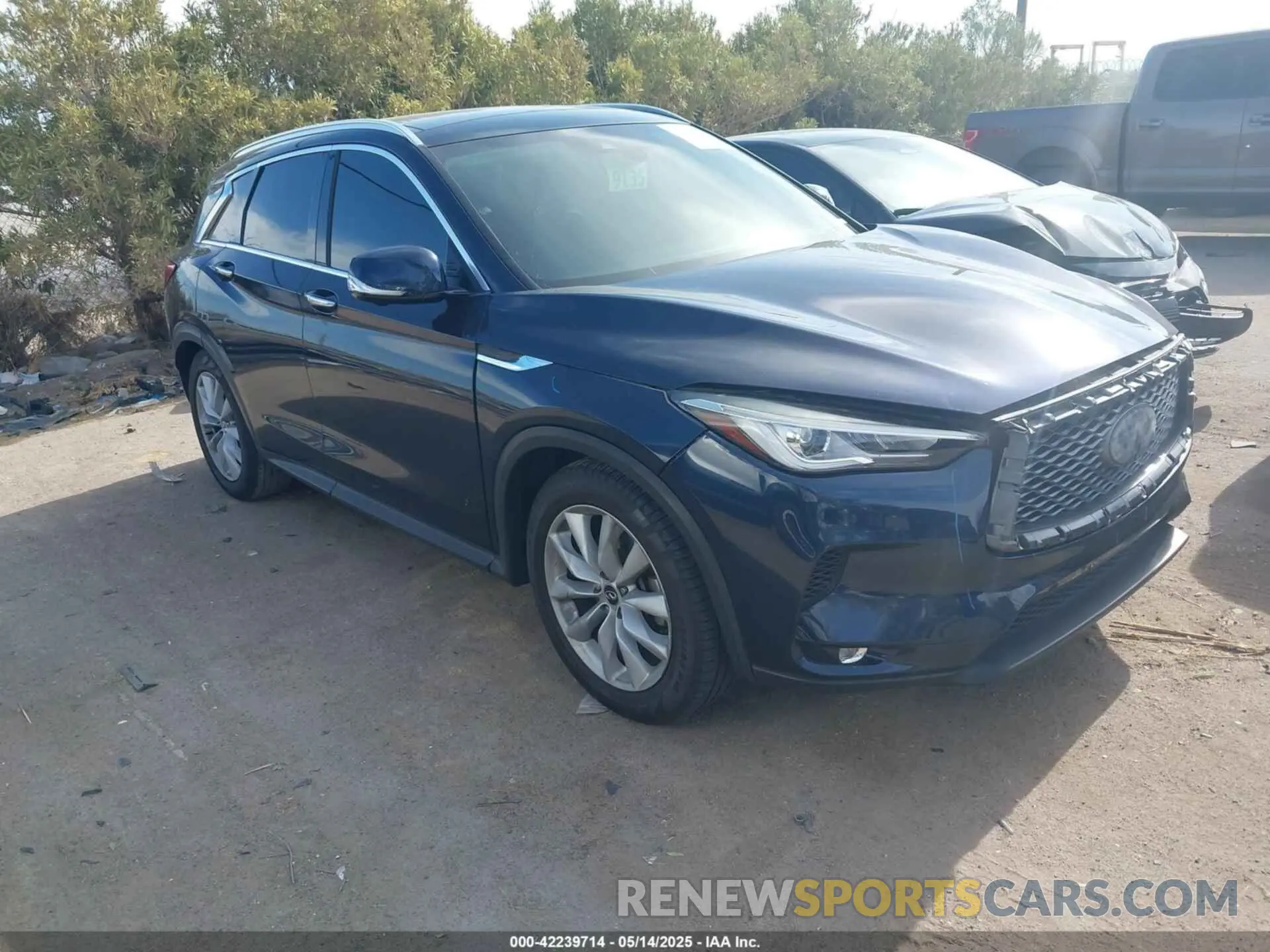 1 fotografías del automóvil dañado 3PCAJ5M16KF104787 INFINITI QX50 2019