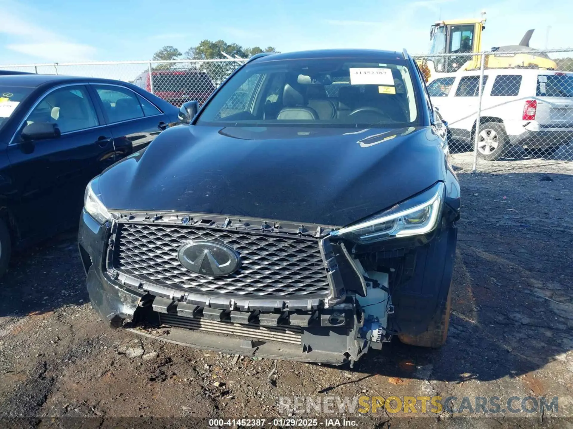 12 fotografías del automóvil dañado 3PCAJ5M17KF121971 INFINITI QX50 2019
