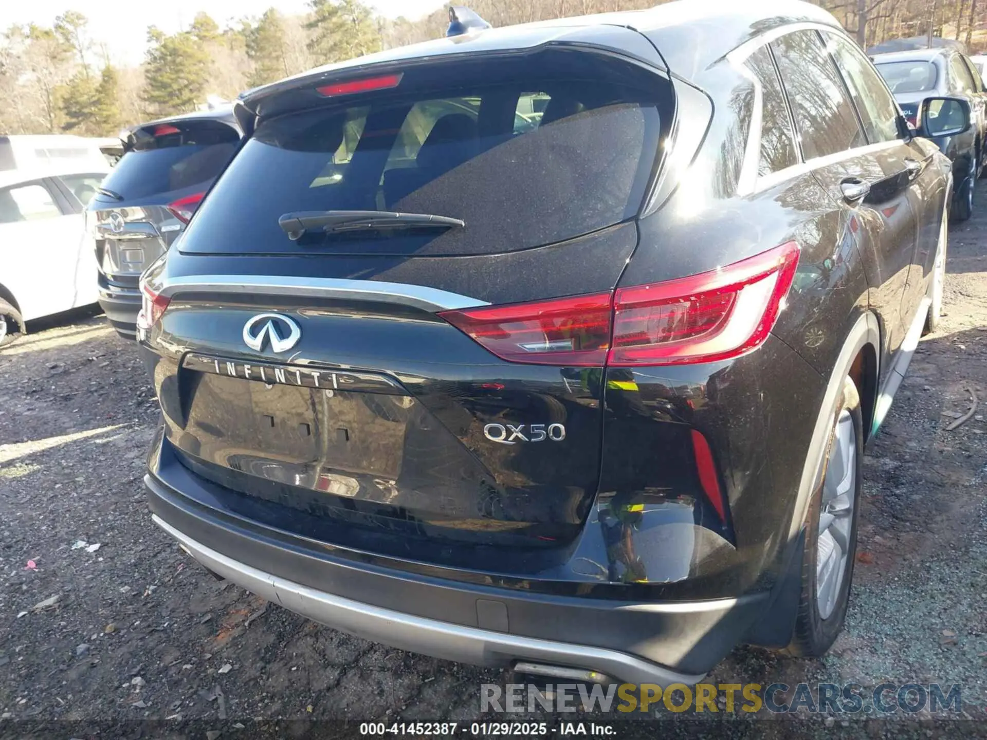 16 fotografías del automóvil dañado 3PCAJ5M17KF121971 INFINITI QX50 2019