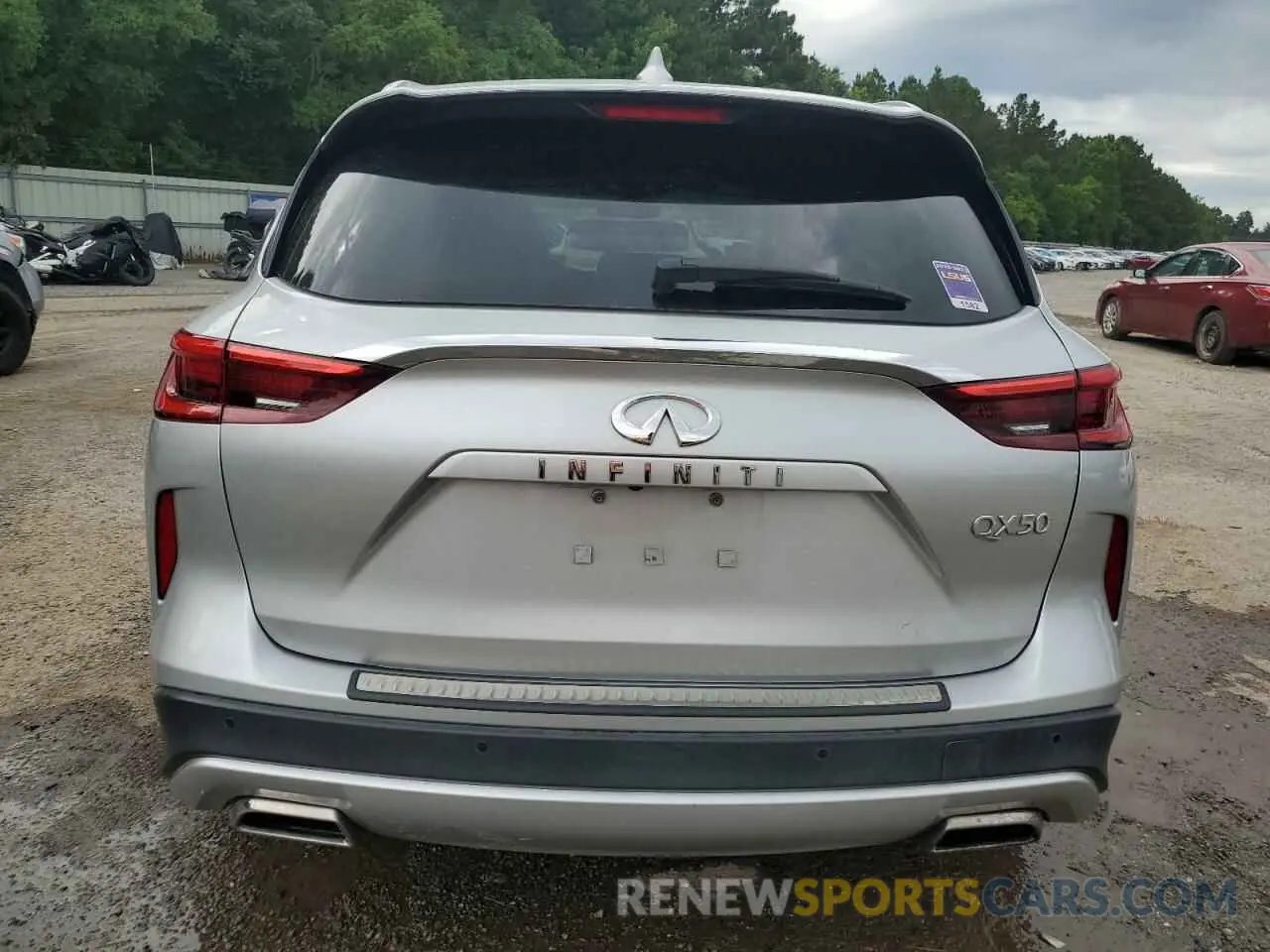 6 fotografías del automóvil dañado 3PCAJ5M19KF119204 INFINITI QX50 2019