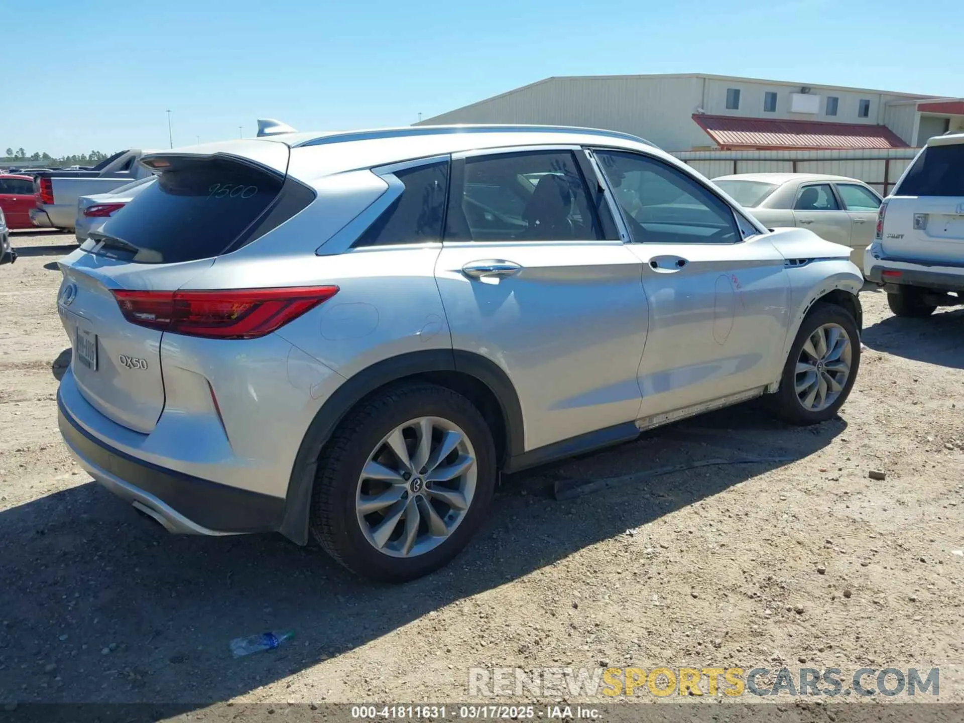 4 fotografías del automóvil dañado 3PCAJ5M19KF144488 INFINITI QX50 2019