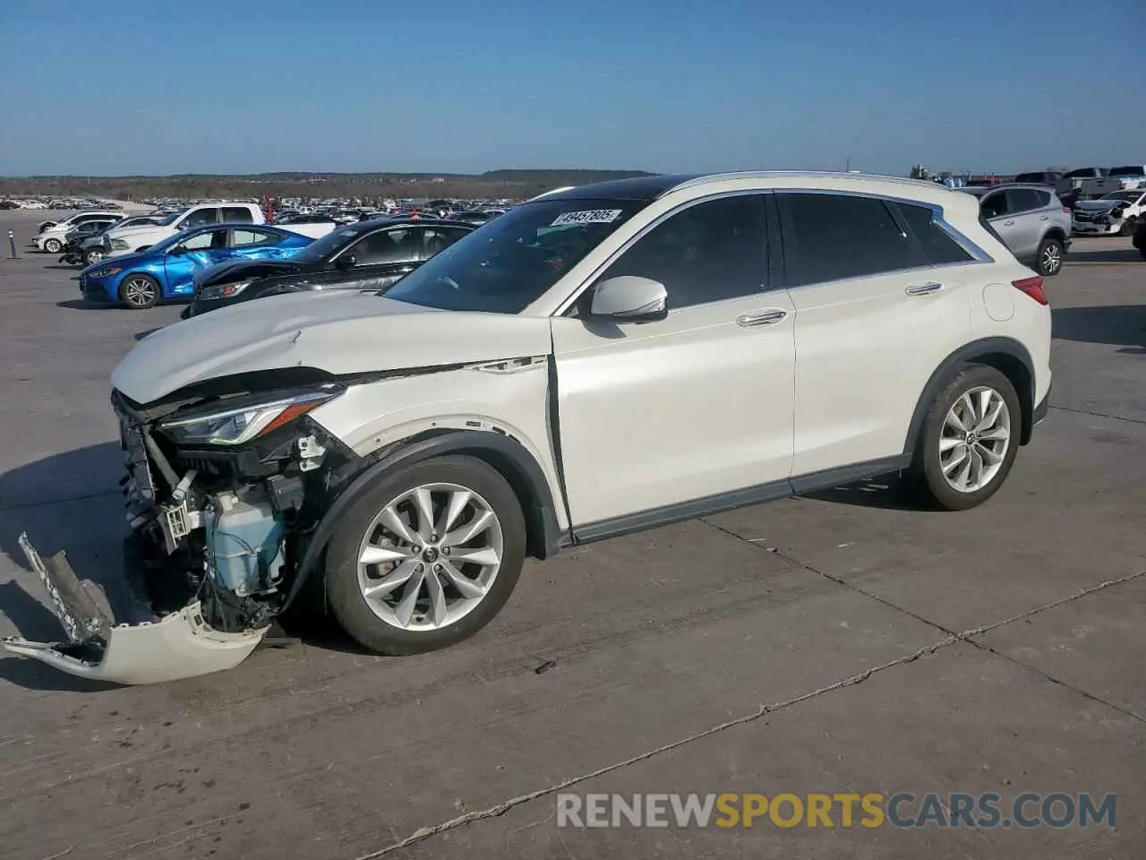 1 fotografías del automóvil dañado 3PCAJ5M1XKF106395 INFINITI QX50 2019