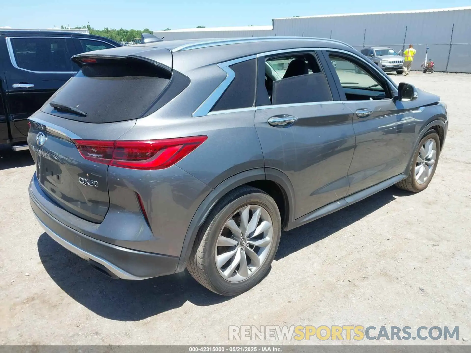 4 fotografías del automóvil dañado 3PCAJ5M1XKF134746 INFINITI QX50 2019