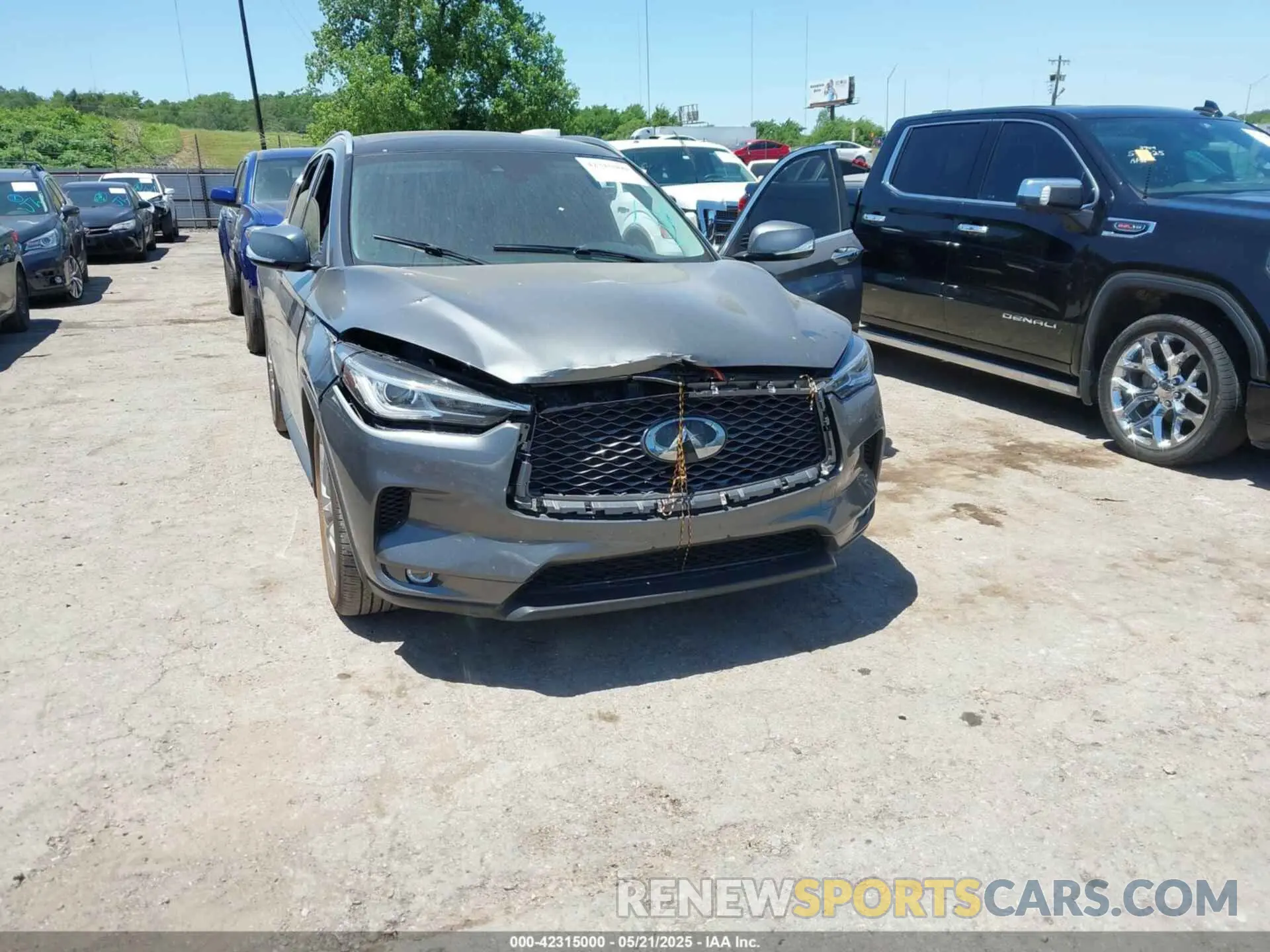 6 fotografías del automóvil dañado 3PCAJ5M1XKF134746 INFINITI QX50 2019