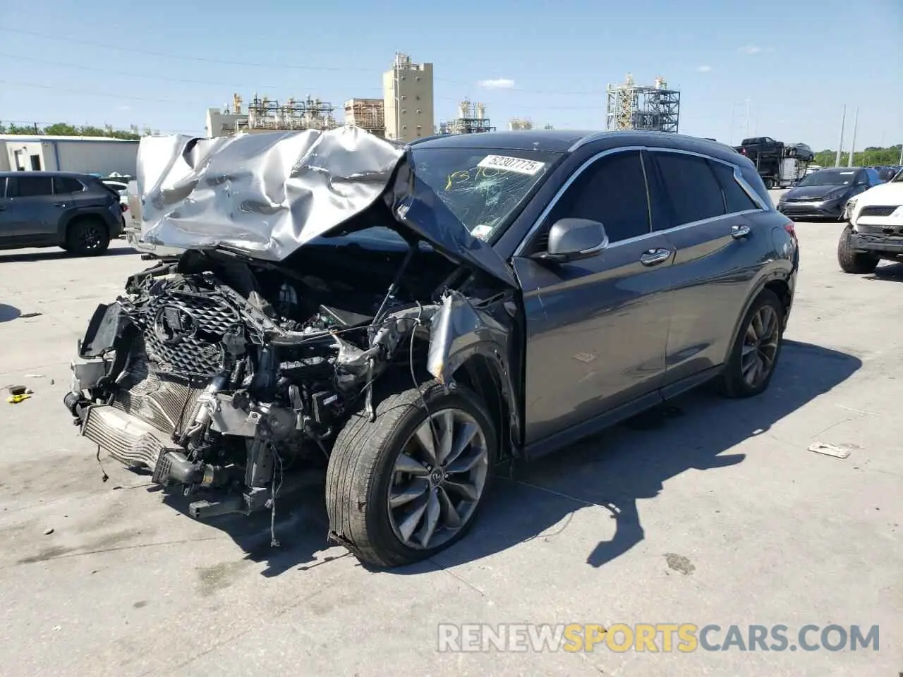 1 fotografías del automóvil dañado 3PCAJ5M1XKF137050 INFINITI QX50 2019