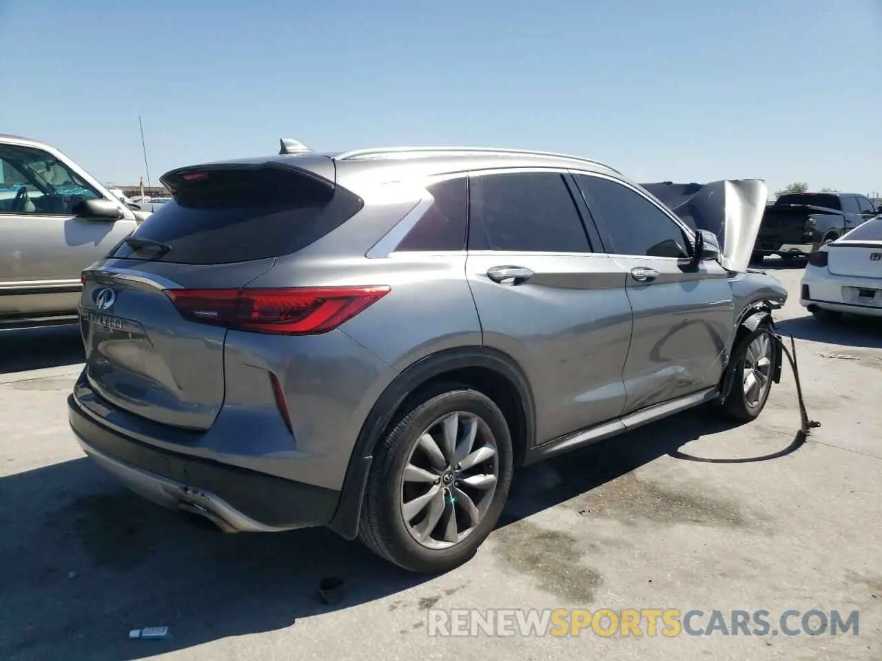 3 fotografías del automóvil dañado 3PCAJ5M1XKF137050 INFINITI QX50 2019