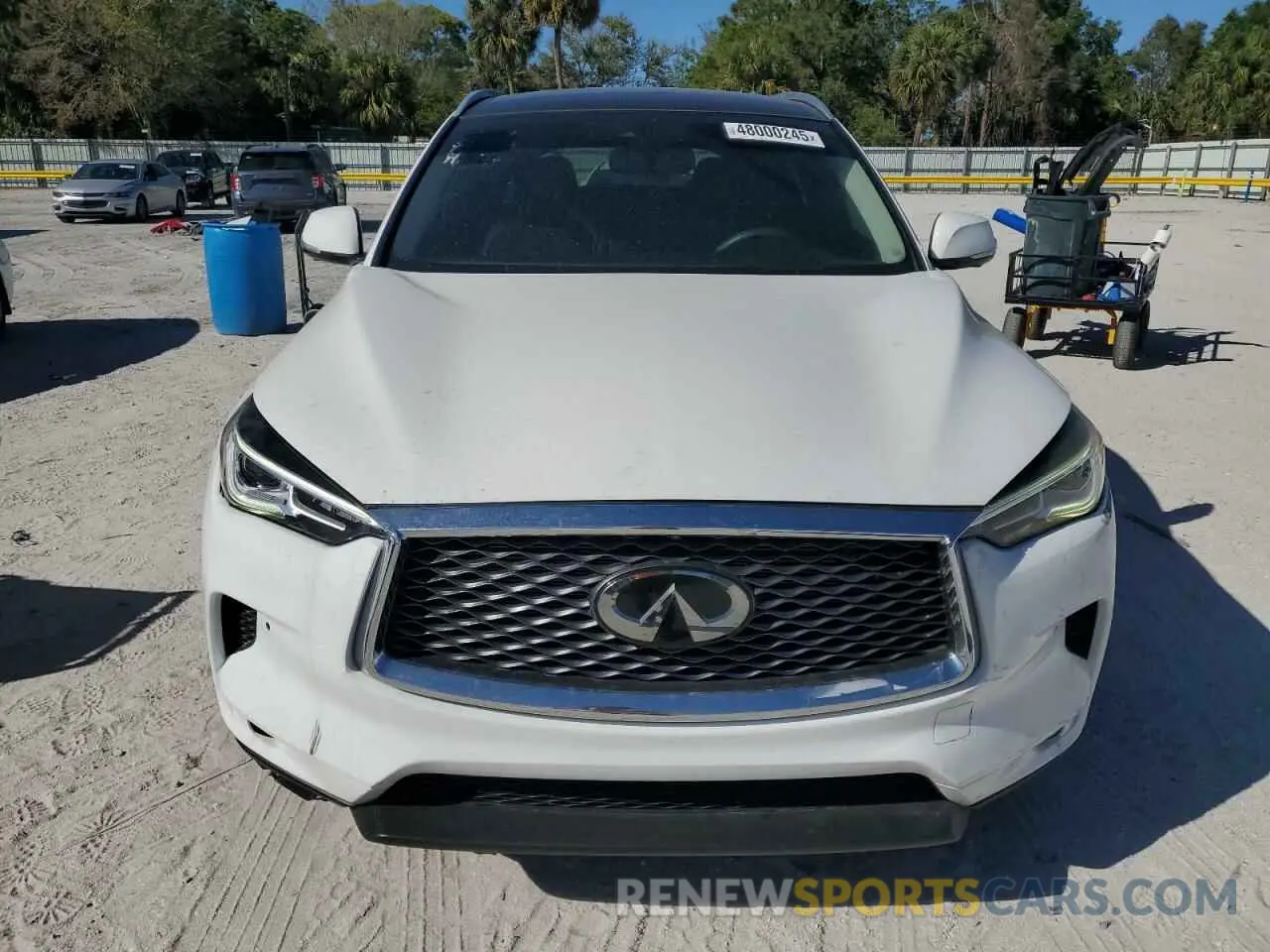 5 fotografías del automóvil dañado 3PCAJ5M1XKF146248 INFINITI QX50 2019