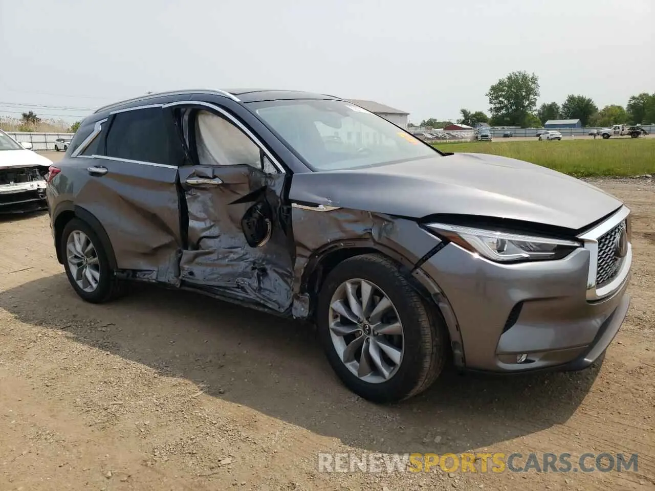 4 fotografías del automóvil dañado 3PCAJ5M30KF143361 INFINITI QX50 2019