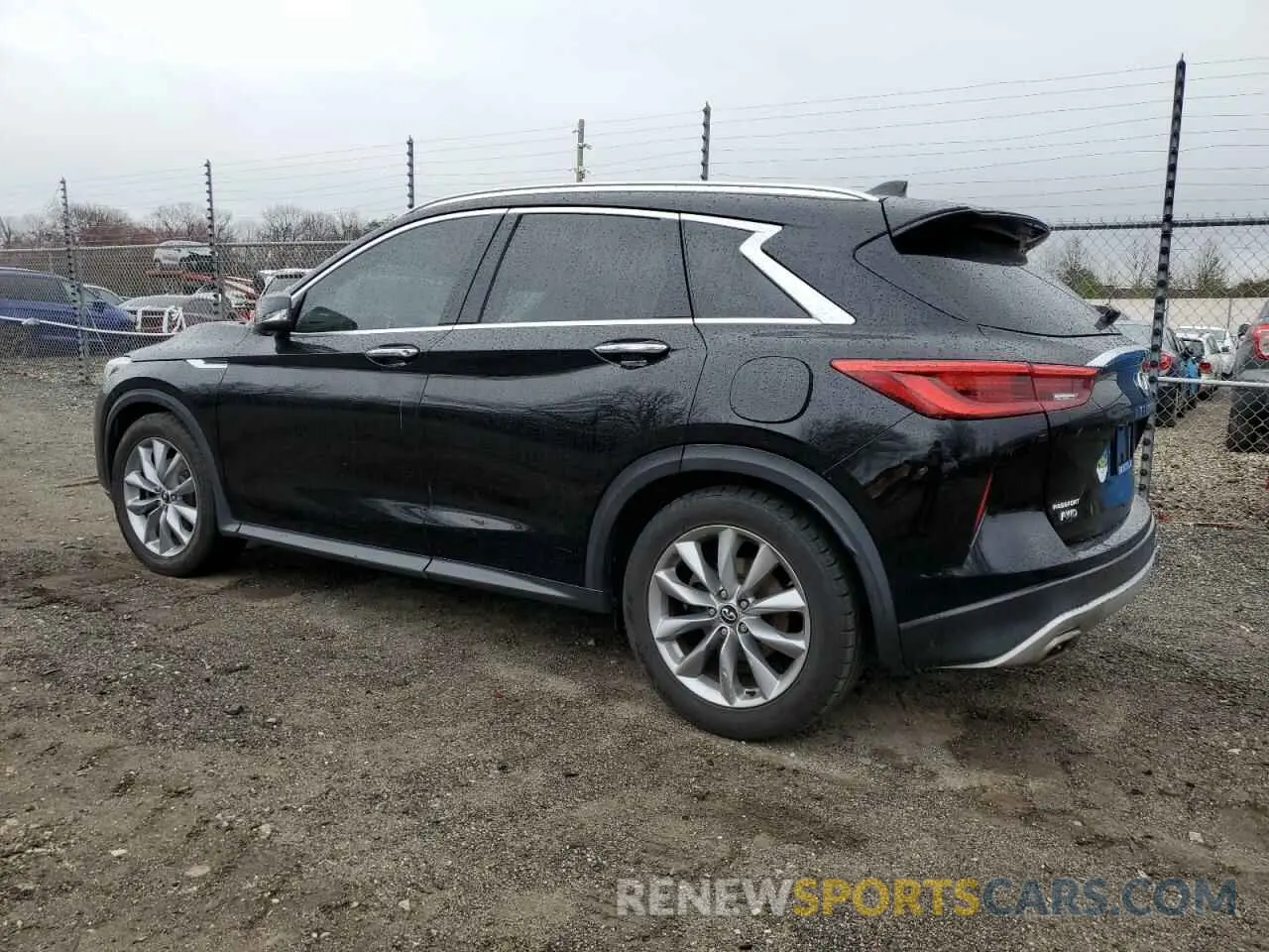 2 fotografías del automóvil dañado 3PCAJ5M30KF148057 INFINITI QX50 2019