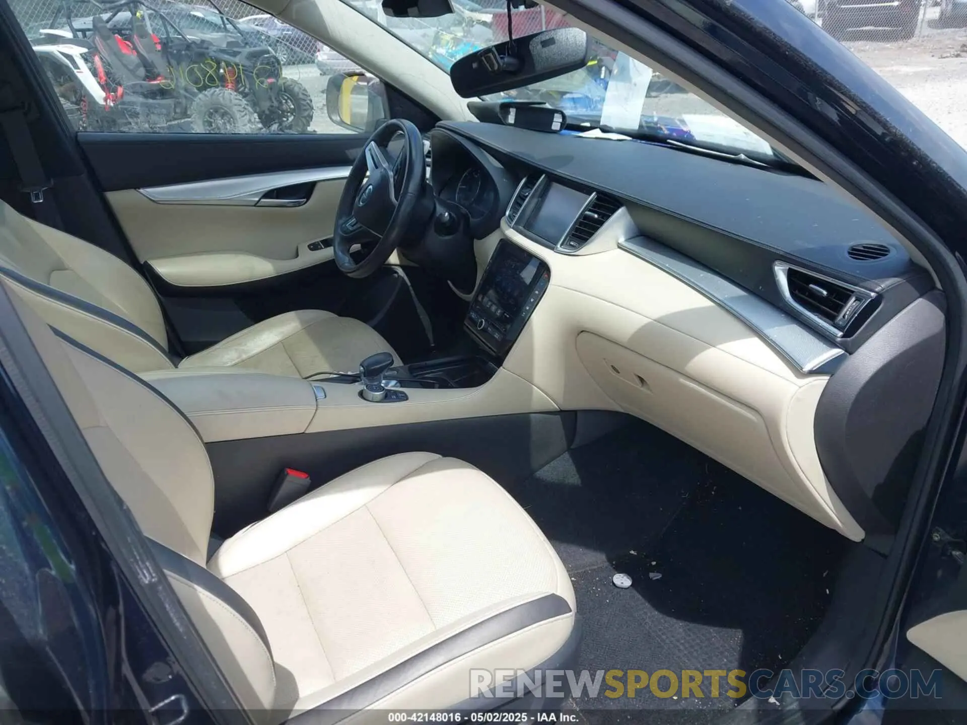 5 fotografías del automóvil dañado 3PCAJ5M31KF126200 INFINITI QX50 2019