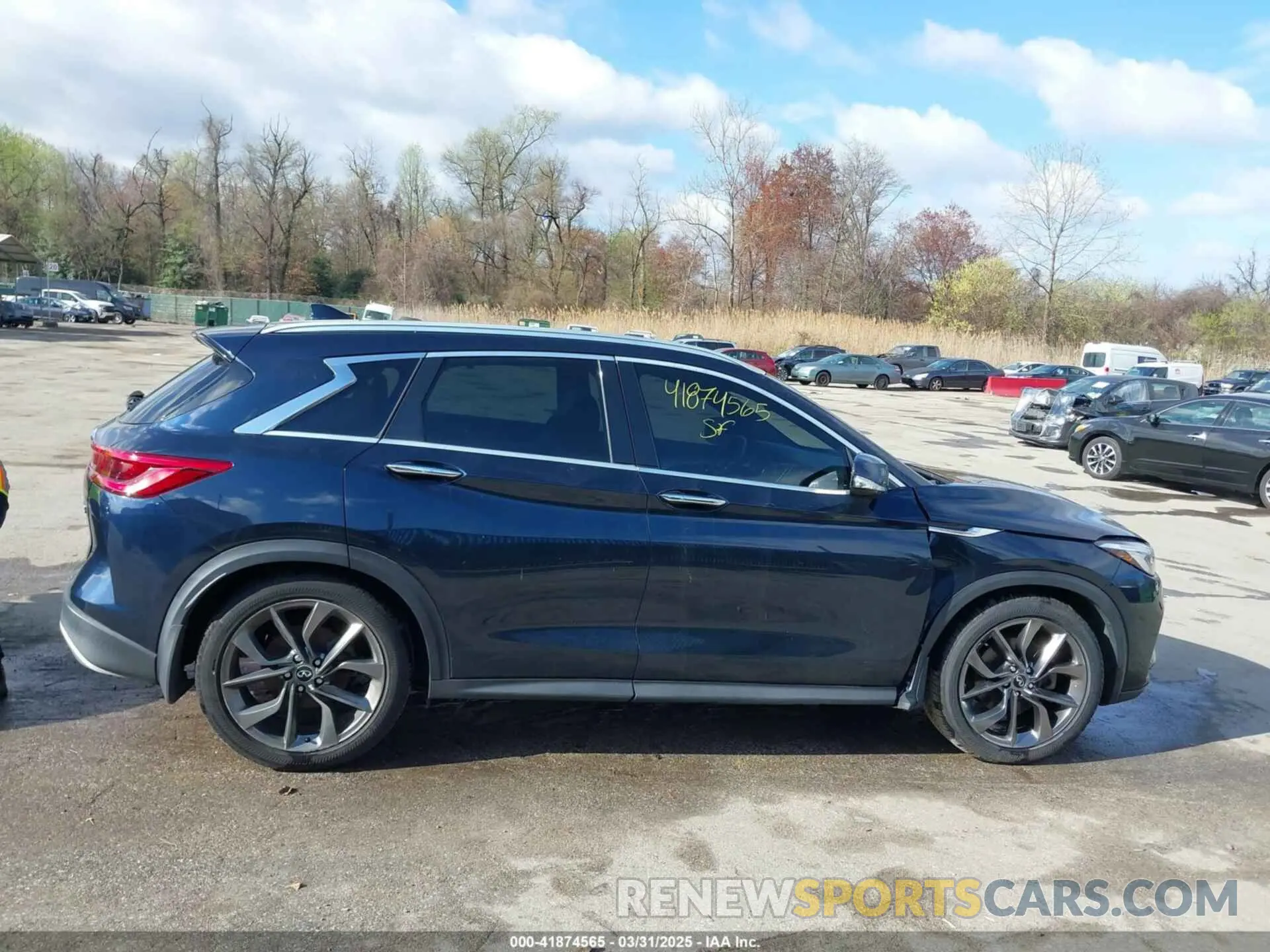 13 fotografías del automóvil dañado 3PCAJ5M31KF127279 INFINITI QX50 2019