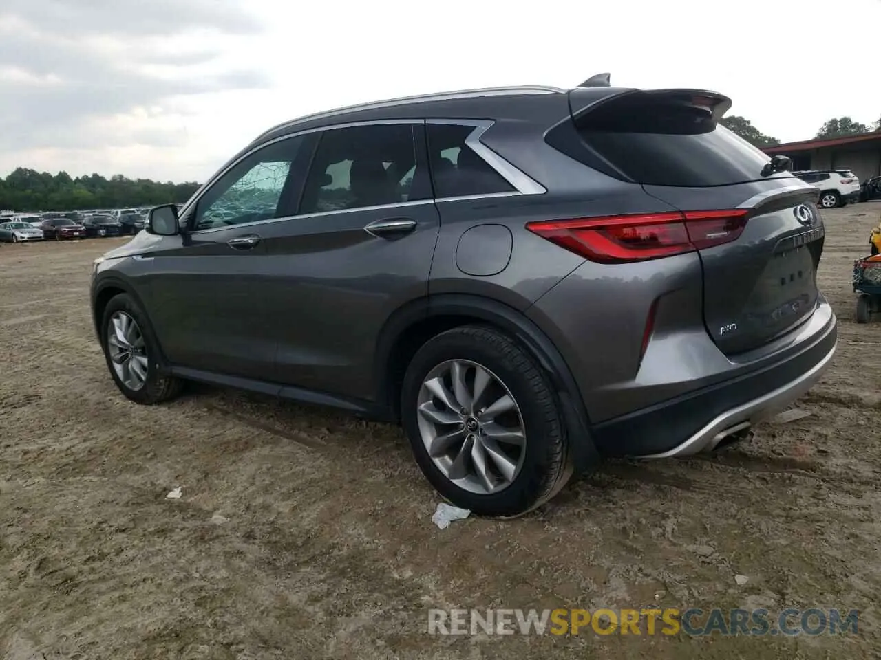 2 fotografías del automóvil dañado 3PCAJ5M31KF130795 INFINITI QX50 2019