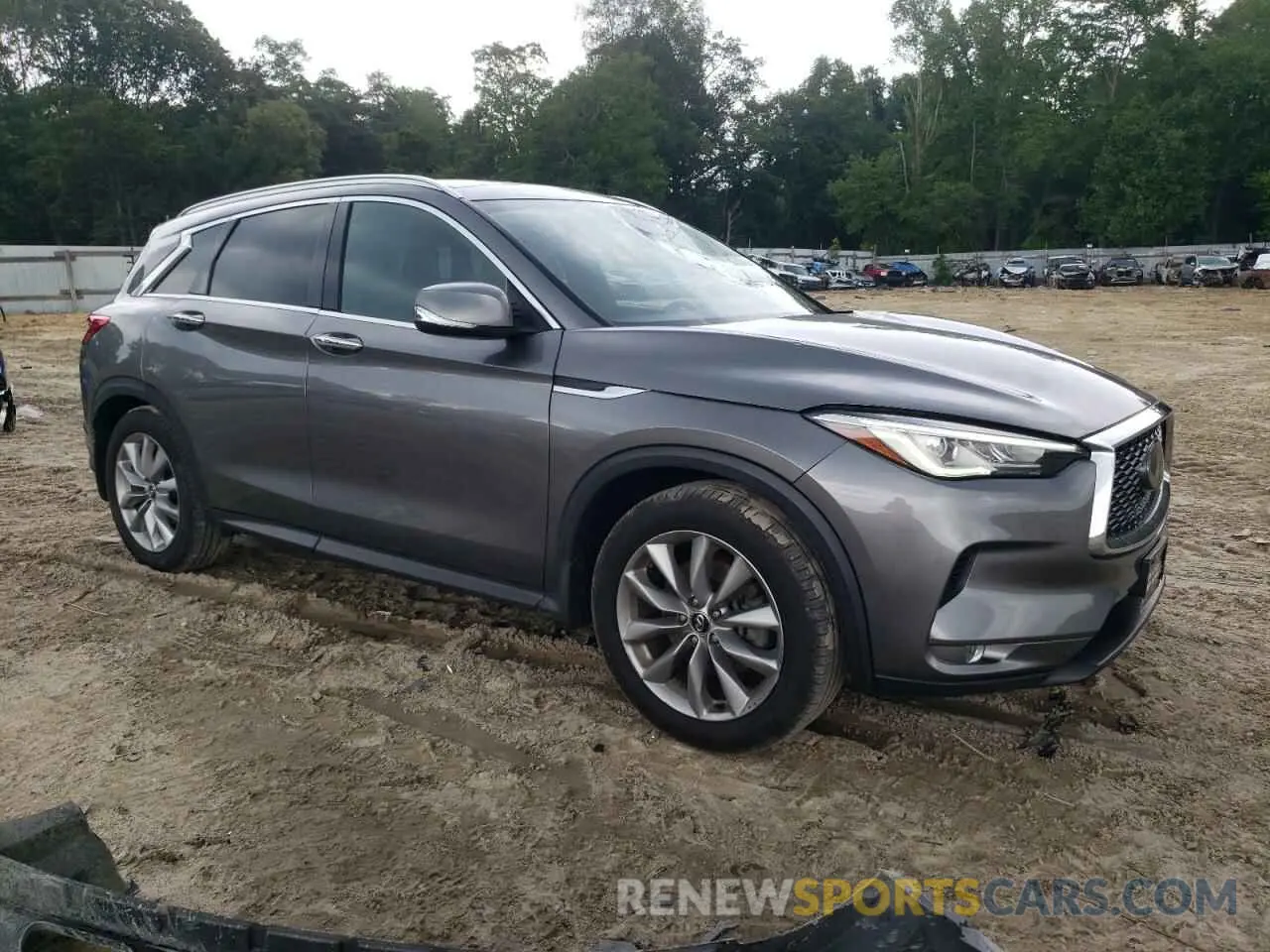 4 fotografías del automóvil dañado 3PCAJ5M31KF130795 INFINITI QX50 2019