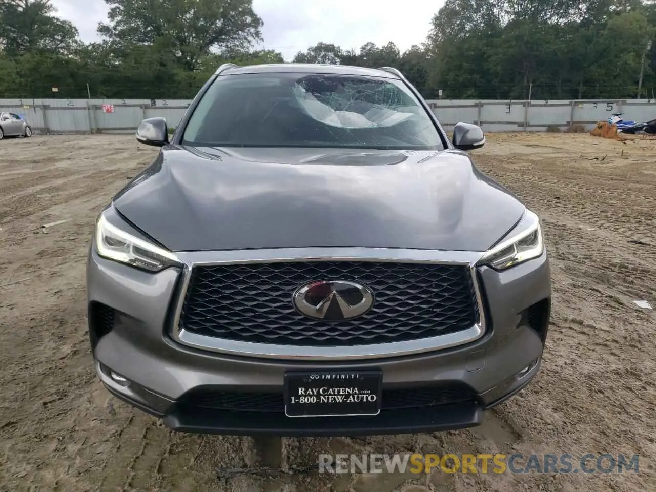 5 fotografías del automóvil dañado 3PCAJ5M31KF130795 INFINITI QX50 2019