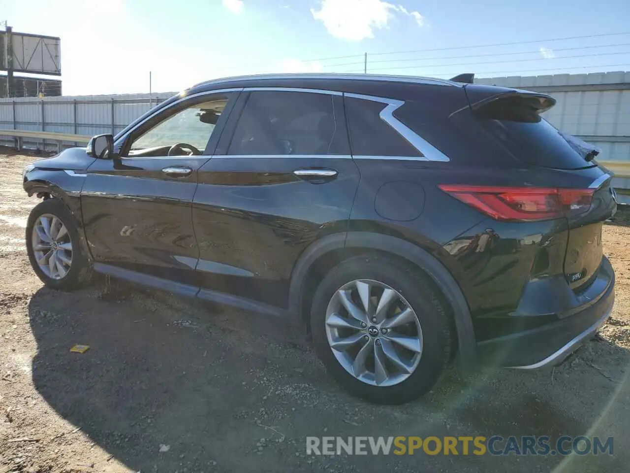 2 fotografías del automóvil dañado 3PCAJ5M31KF147578 INFINITI QX50 2019