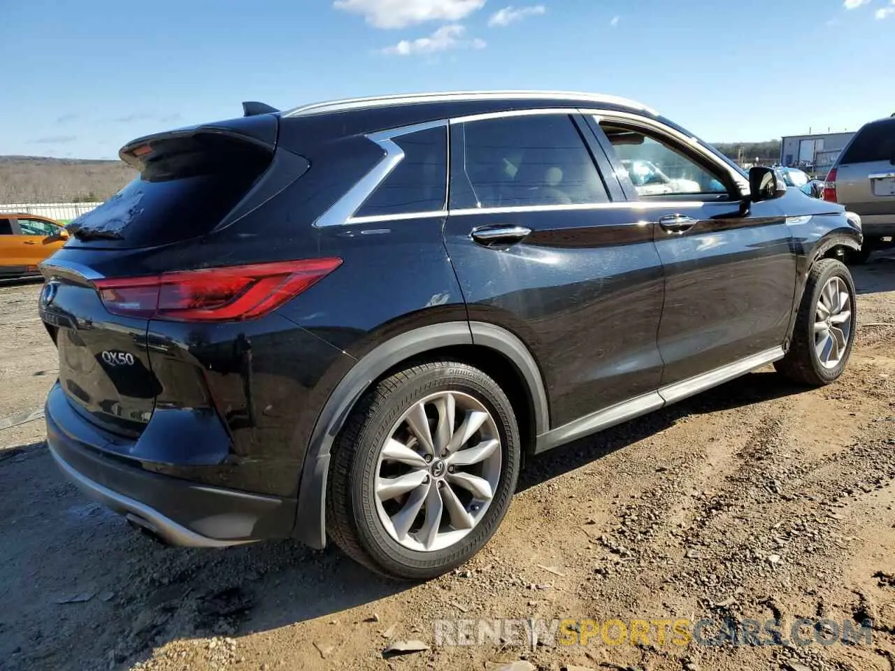 3 fotografías del automóvil dañado 3PCAJ5M31KF147578 INFINITI QX50 2019