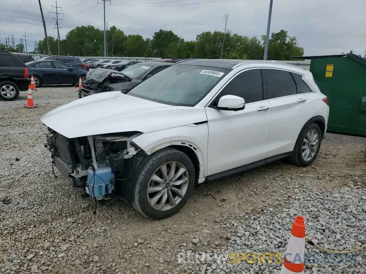 1 fotografías del automóvil dañado 3PCAJ5M32KF100933 INFINITI QX50 2019