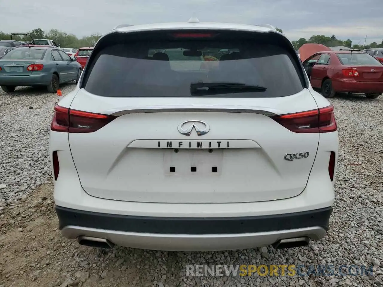 6 fotografías del automóvil dañado 3PCAJ5M32KF100933 INFINITI QX50 2019