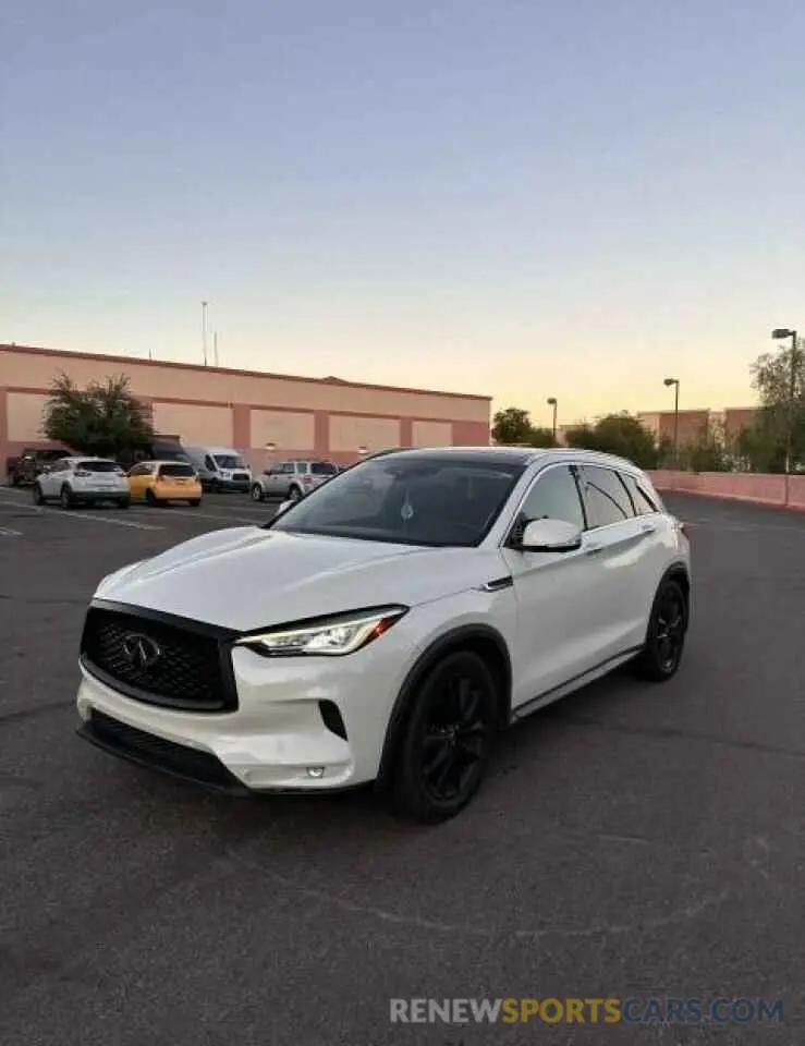 2 fotografías del automóvil dañado 3PCAJ5M32KF106005 INFINITI QX50 2019