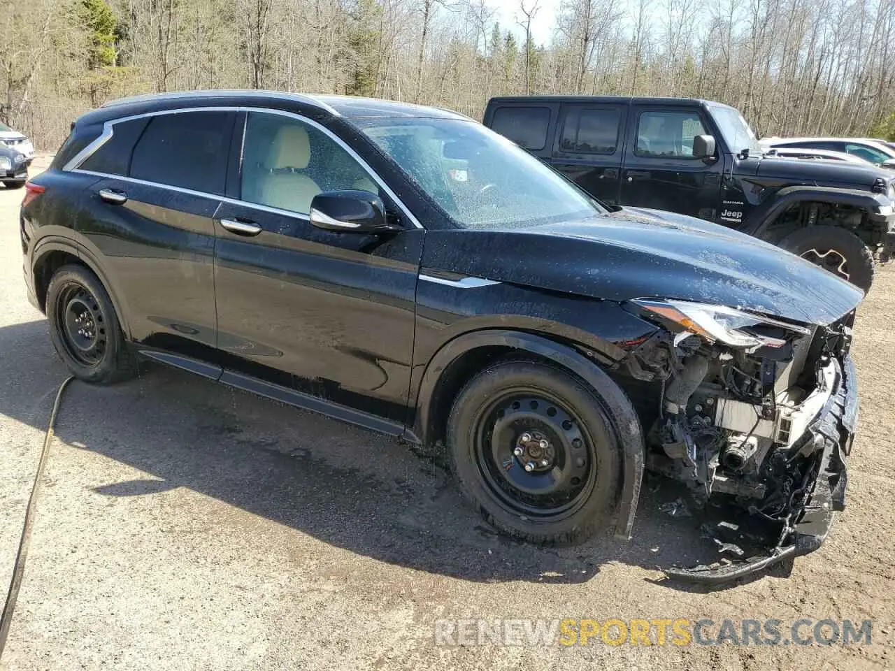 4 fotografías del automóvil dañado 3PCAJ5M32KF113858 INFINITI QX50 2019