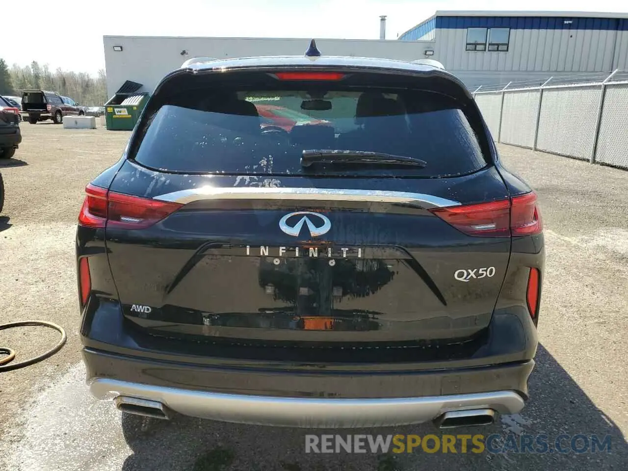 6 fotografías del automóvil dañado 3PCAJ5M32KF113858 INFINITI QX50 2019