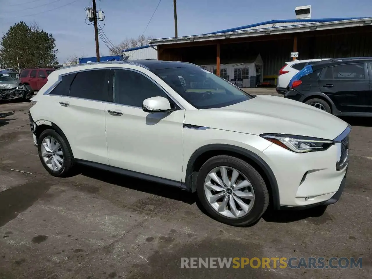 4 fotografías del automóvil dañado 3PCAJ5M32KF114587 INFINITI QX50 2019