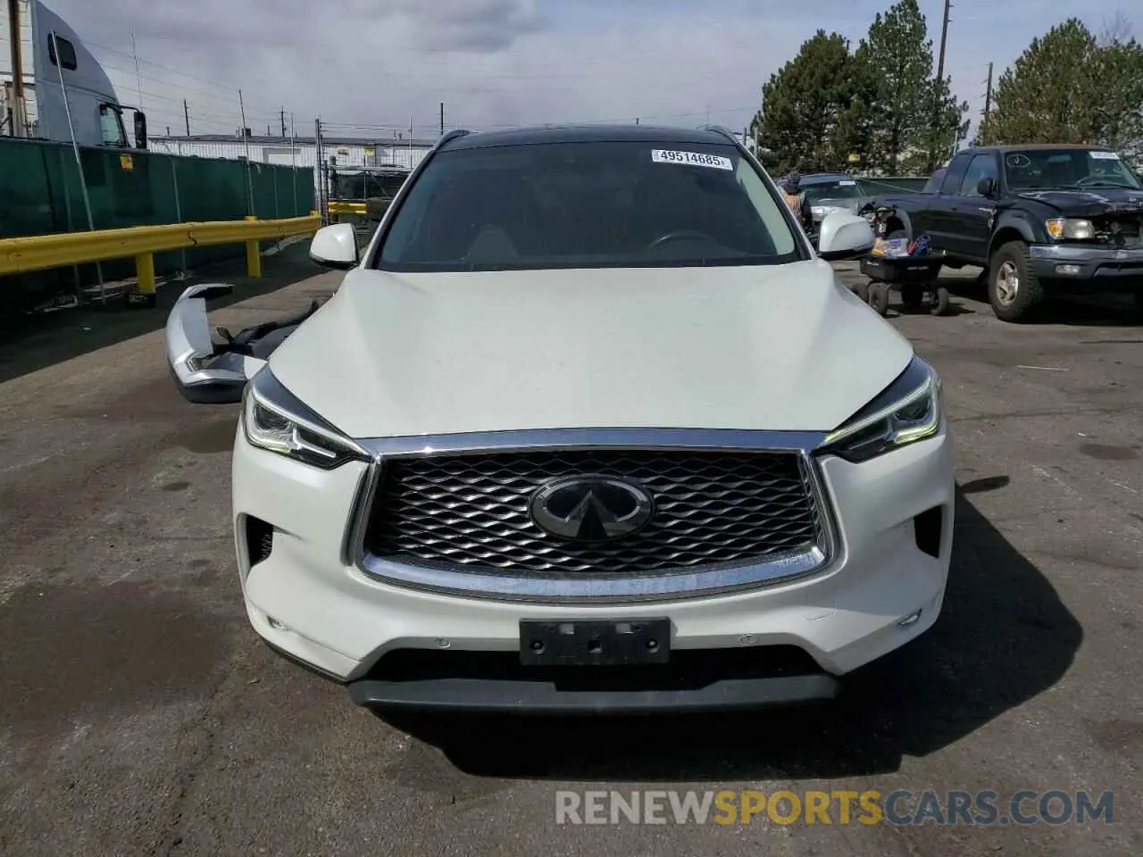 5 fotografías del automóvil dañado 3PCAJ5M32KF114587 INFINITI QX50 2019