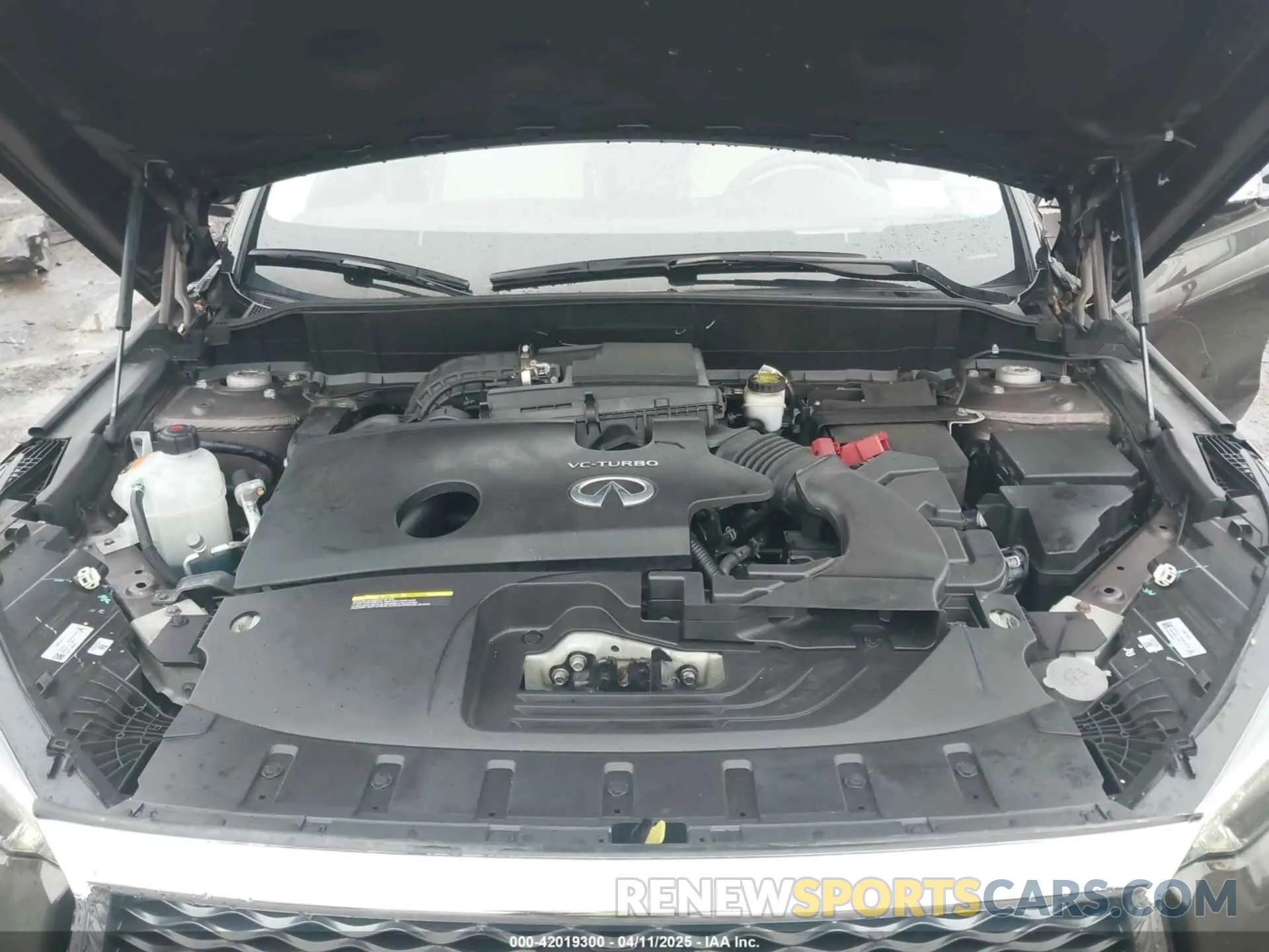 10 fotografías del automóvil dañado 3PCAJ5M32KF118638 INFINITI QX50 2019