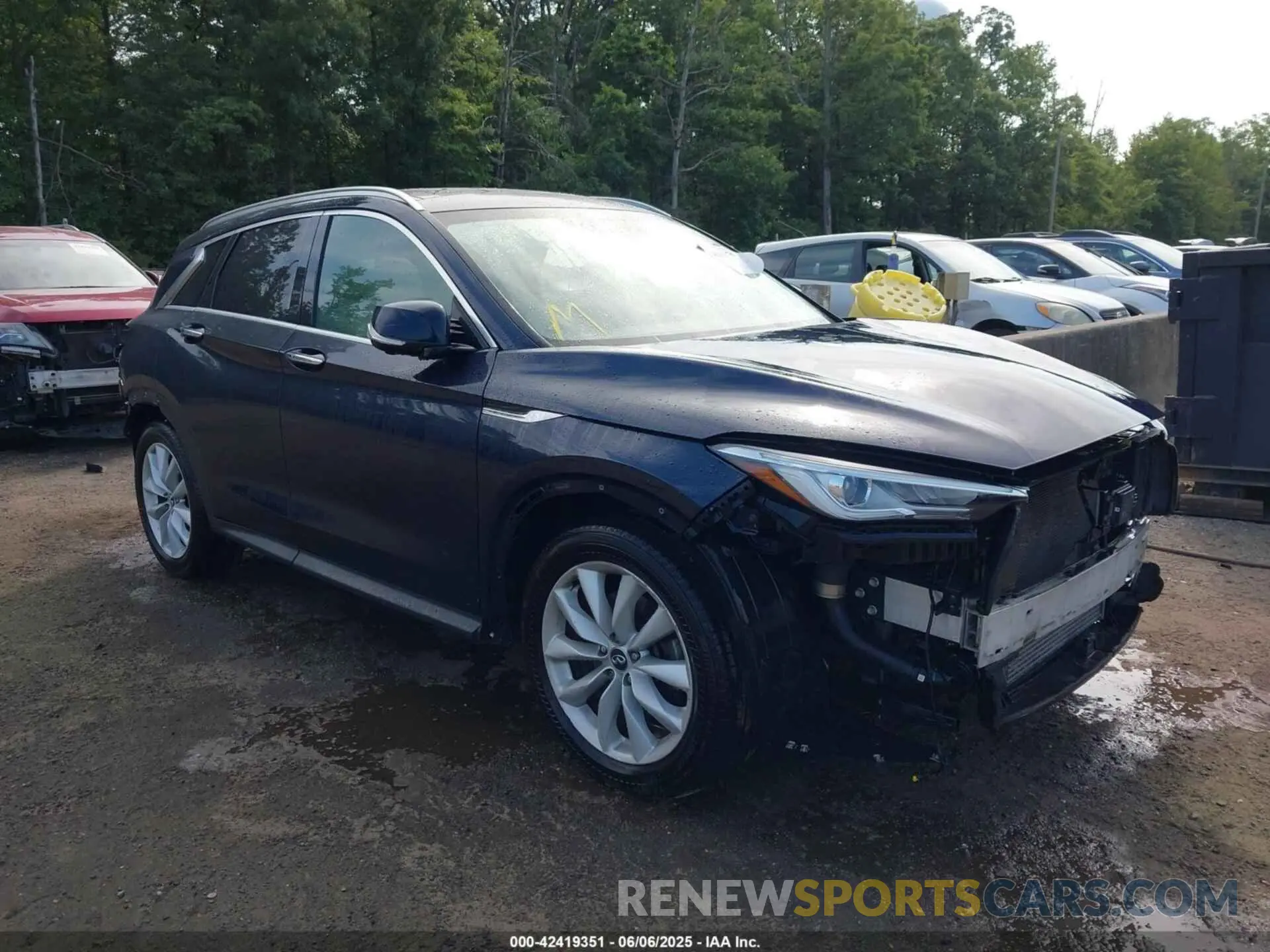 1 fotografías del automóvil dañado 3PCAJ5M32KF123550 INFINITI QX50 2019