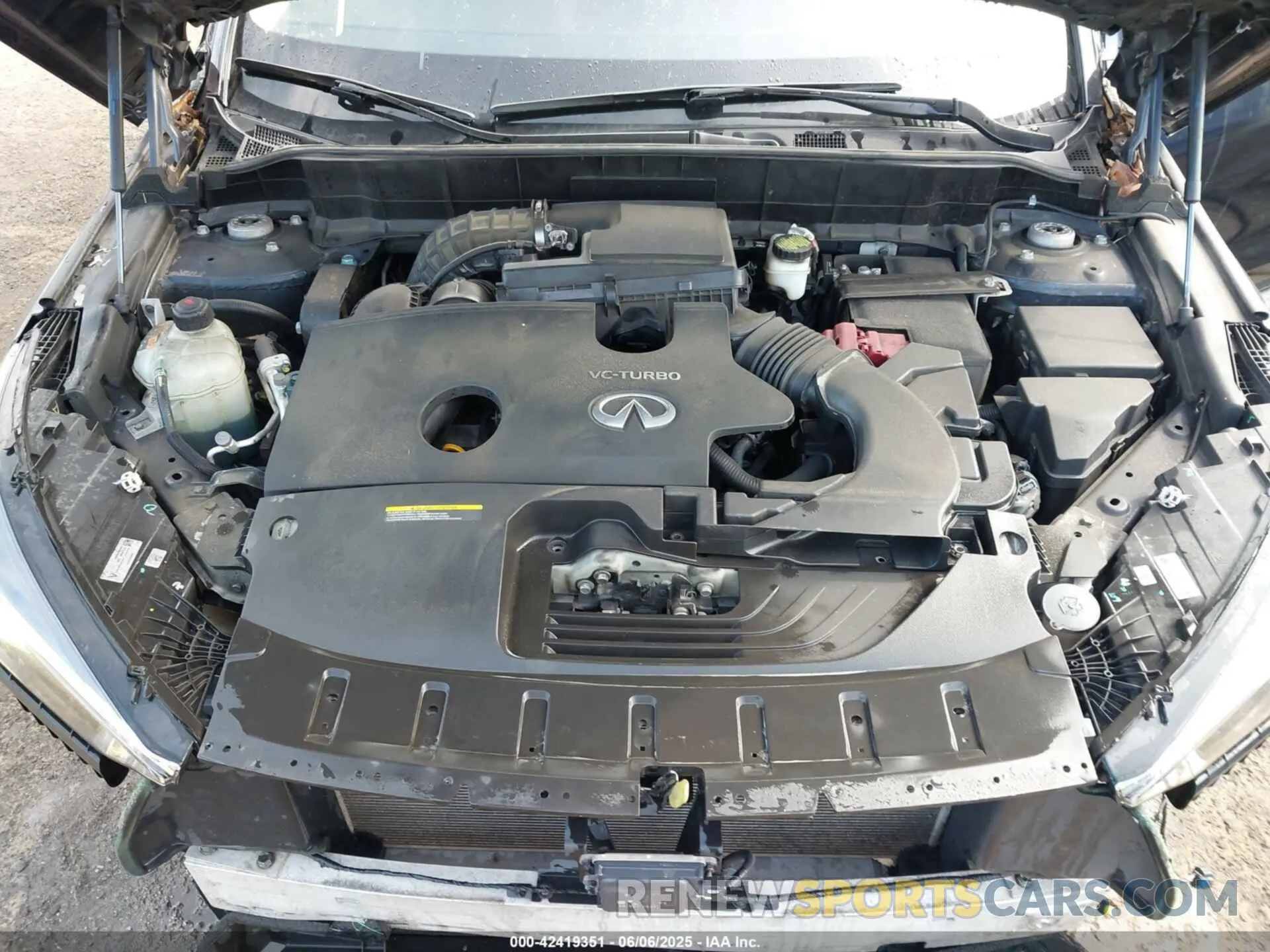 10 fotografías del automóvil dañado 3PCAJ5M32KF123550 INFINITI QX50 2019
