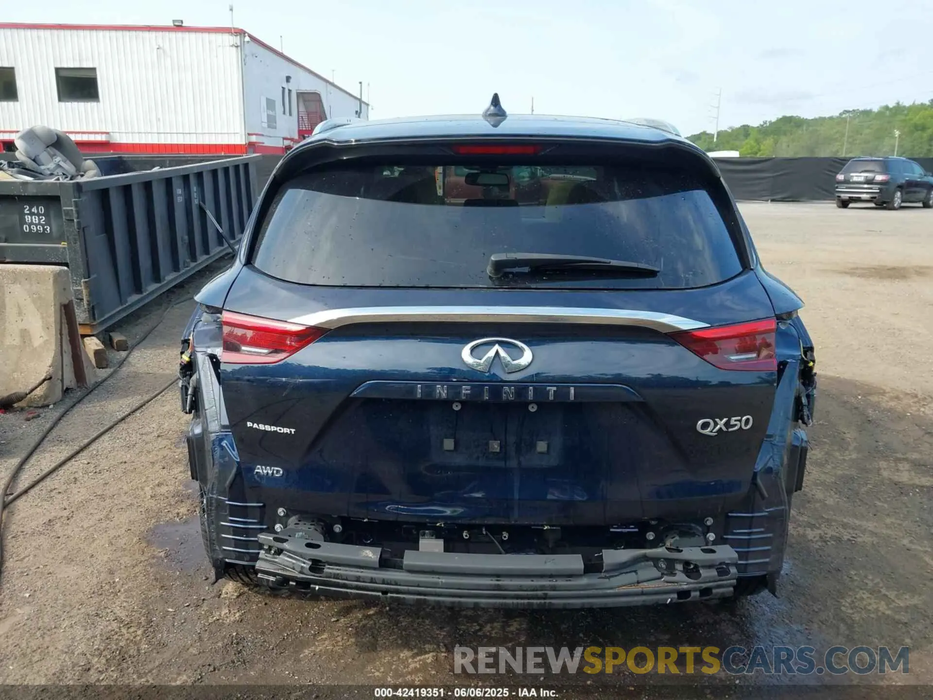 17 fotografías del automóvil dañado 3PCAJ5M32KF123550 INFINITI QX50 2019