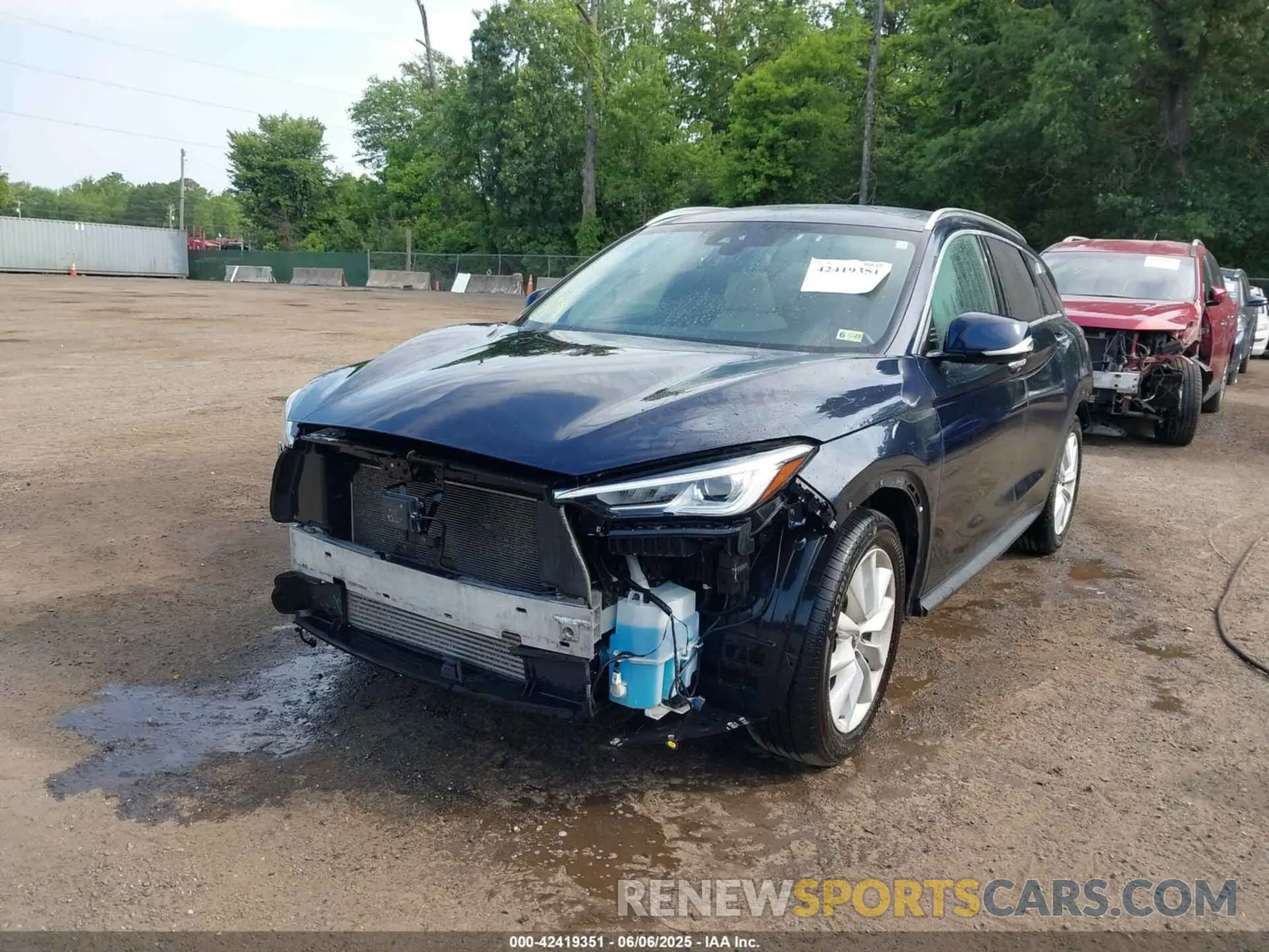 6 fotografías del automóvil dañado 3PCAJ5M32KF123550 INFINITI QX50 2019