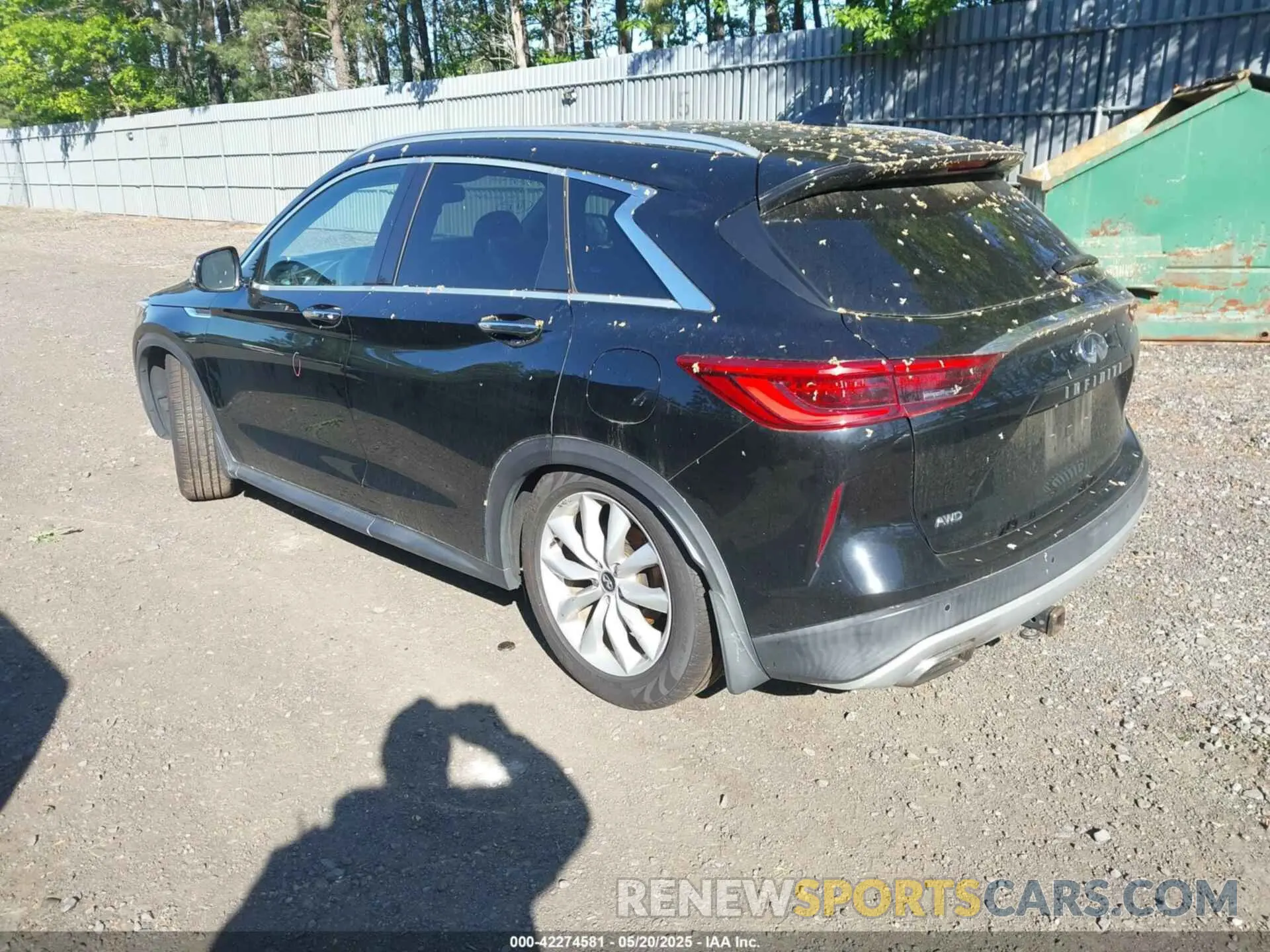 3 fotografías del automóvil dañado 3PCAJ5M32KF123757 INFINITI QX50 2019