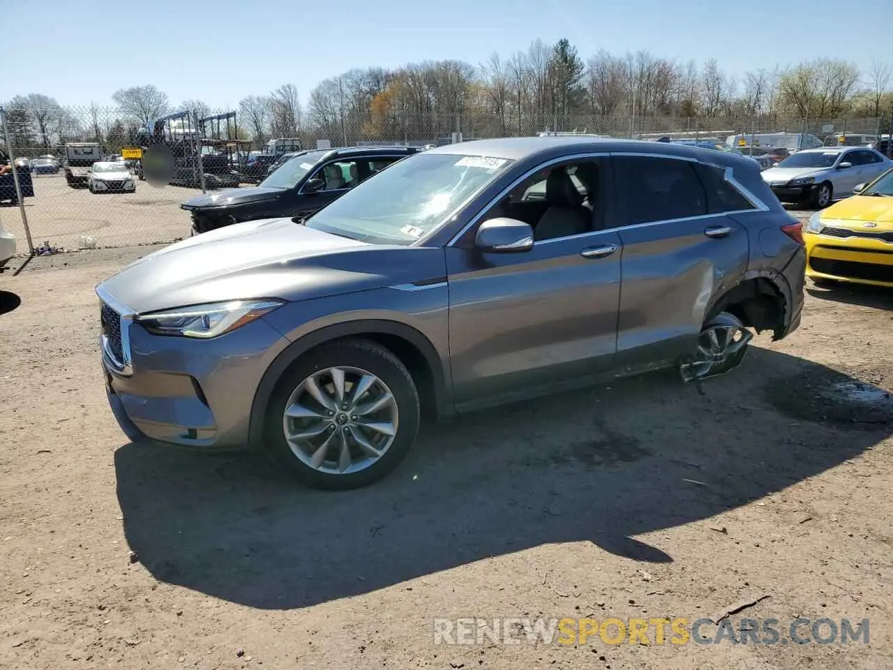 1 fotografías del automóvil dañado 3PCAJ5M32KF132992 INFINITI QX50 2019
