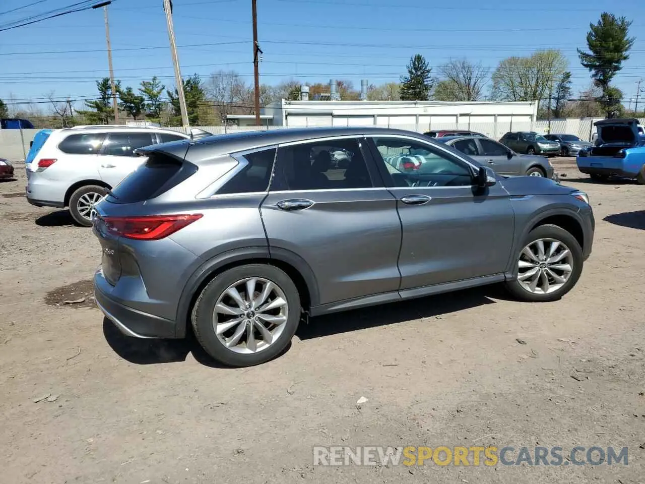 3 fotografías del automóvil dañado 3PCAJ5M32KF132992 INFINITI QX50 2019