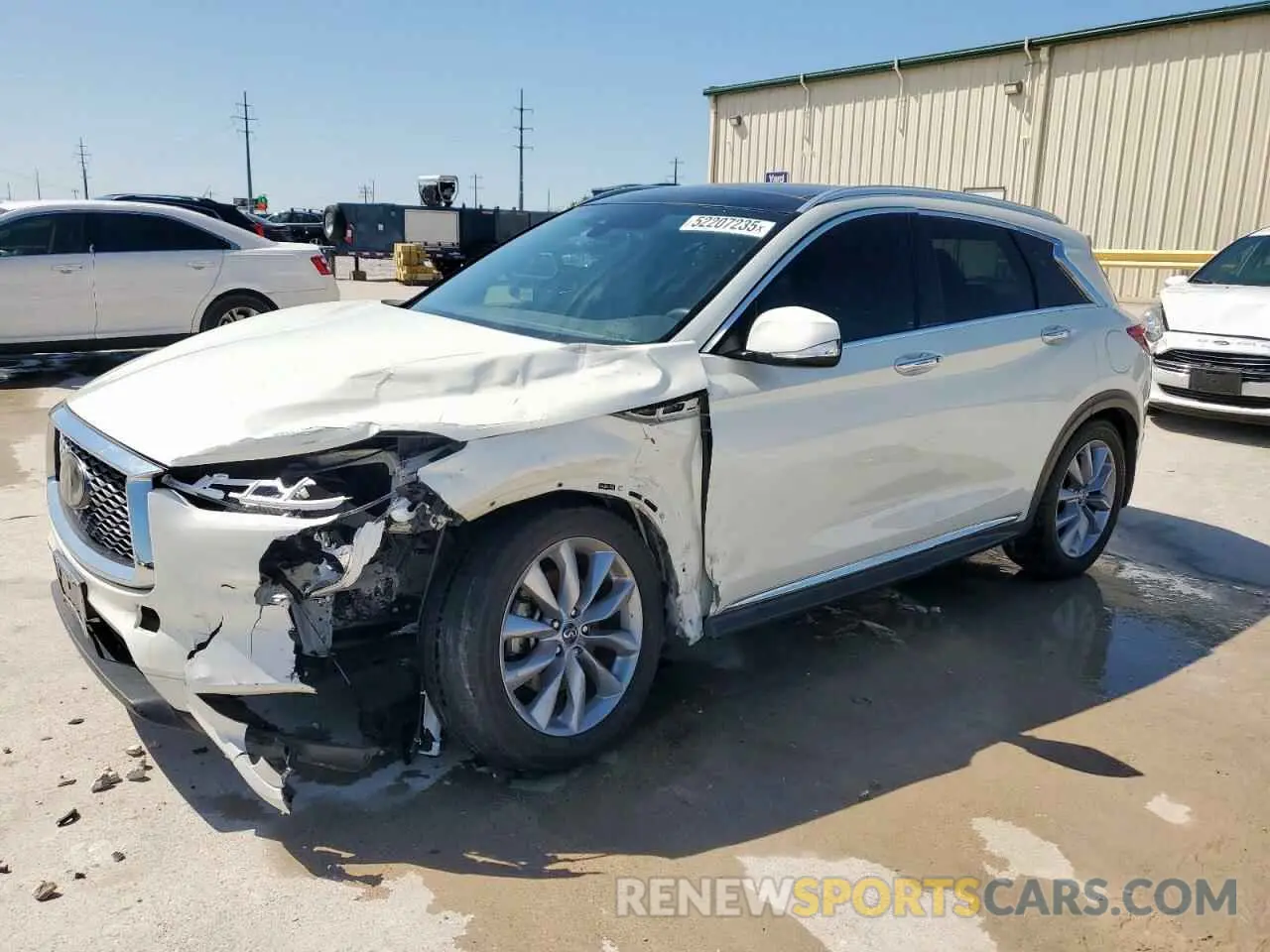 1 fotografías del automóvil dañado 3PCAJ5M32KF146620 INFINITI QX50 2019