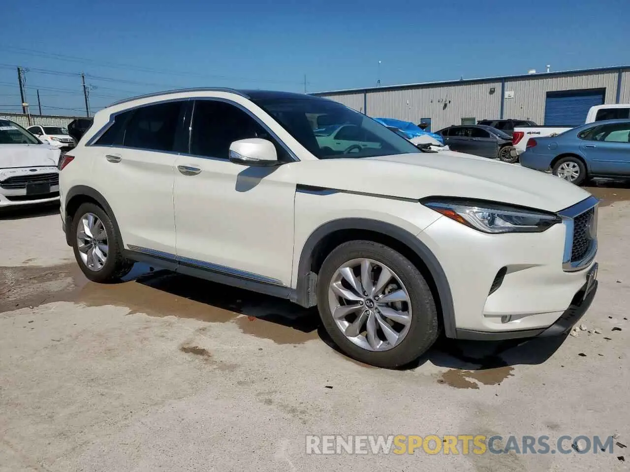 5 fotografías del automóvil dañado 3PCAJ5M32KF146620 INFINITI QX50 2019