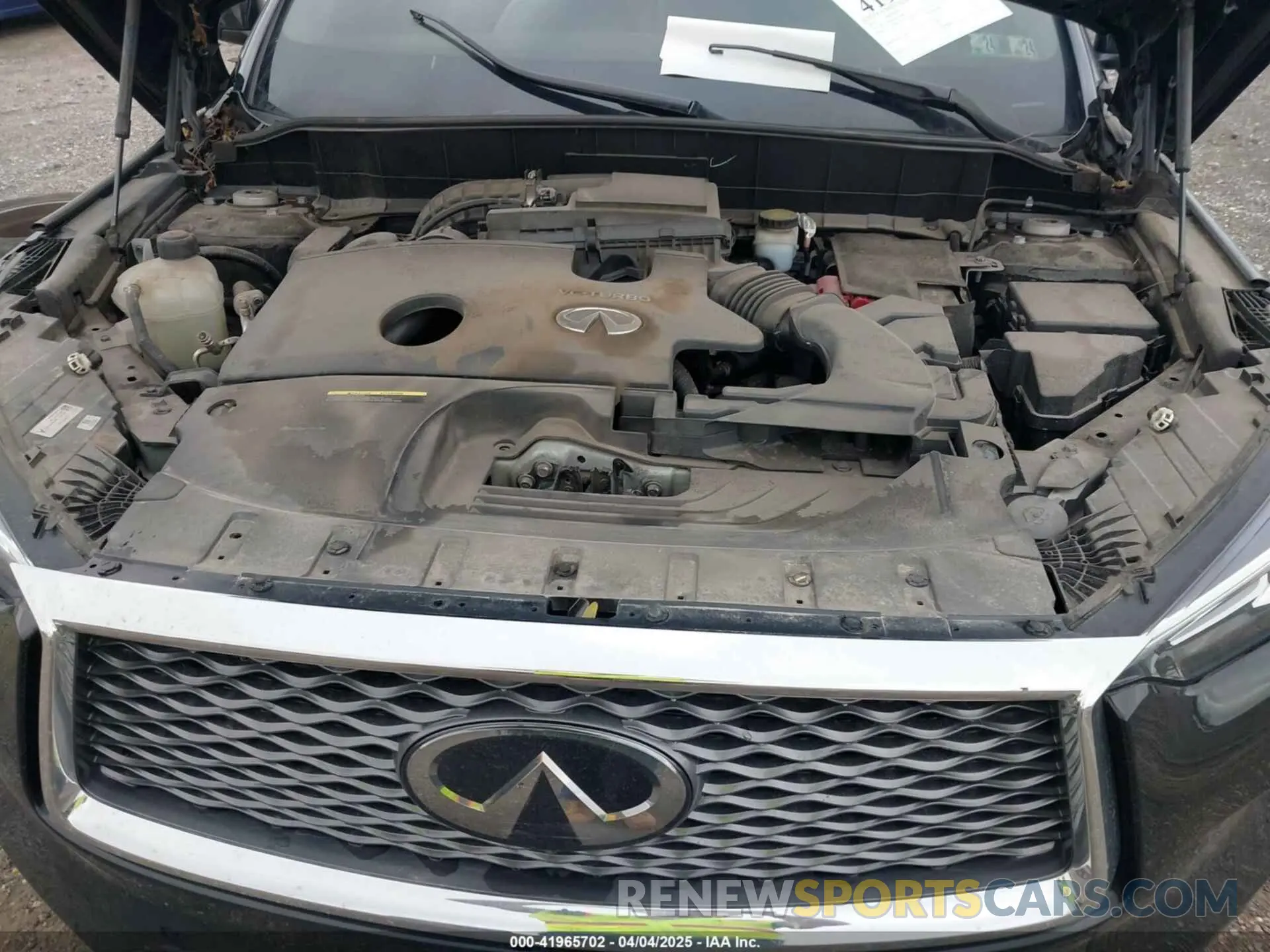 10 fotografías del automóvil dañado 3PCAJ5M32KF147444 INFINITI QX50 2019
