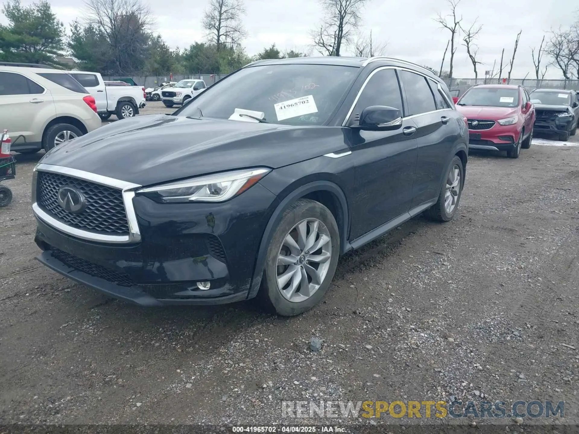 2 fotografías del automóvil dañado 3PCAJ5M32KF147444 INFINITI QX50 2019