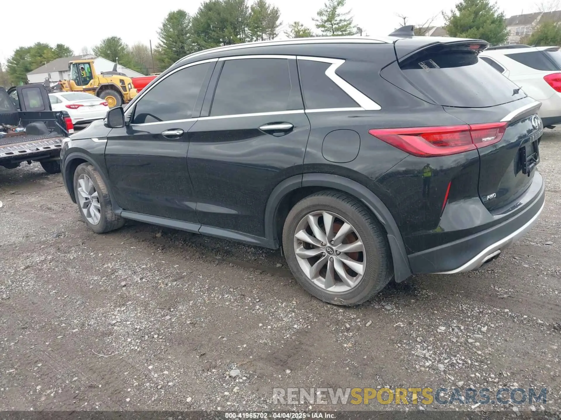 3 fotografías del automóvil dañado 3PCAJ5M32KF147444 INFINITI QX50 2019