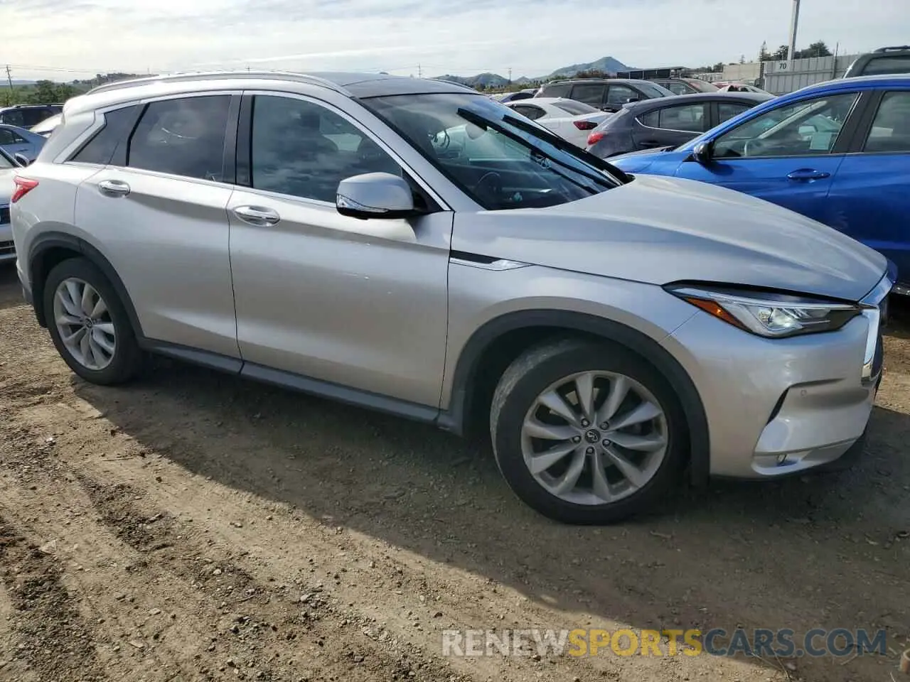 4 fotografías del automóvil dañado 3PCAJ5M33KF124142 INFINITI QX50 2019