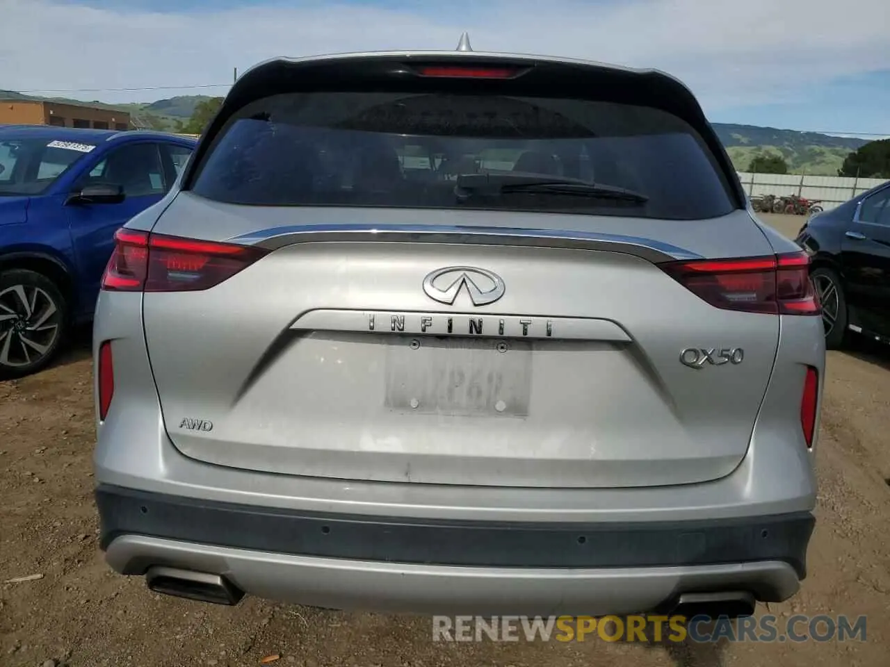 6 fotografías del automóvil dañado 3PCAJ5M33KF124142 INFINITI QX50 2019