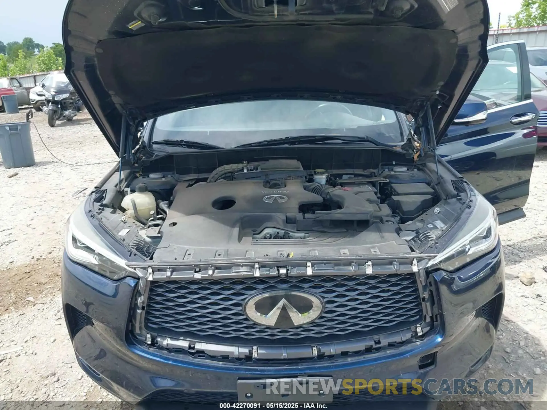 10 fotografías del automóvil dañado 3PCAJ5M35KF100263 INFINITI QX50 2019
