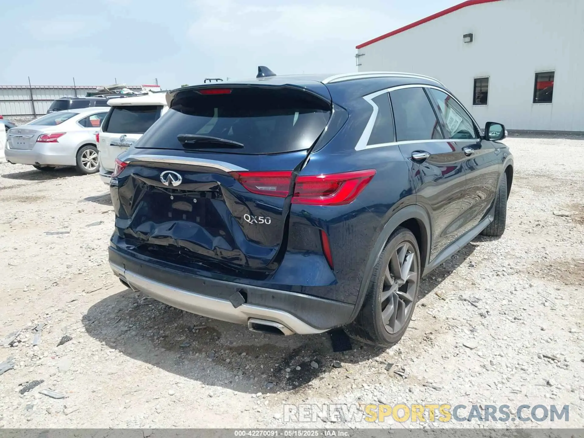 4 fotografías del automóvil dañado 3PCAJ5M35KF100263 INFINITI QX50 2019