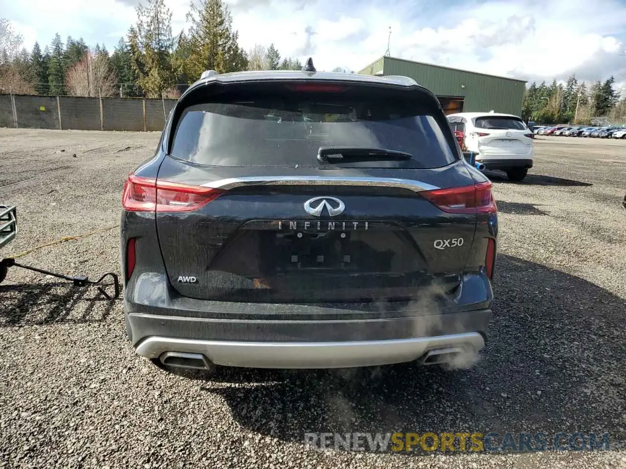 6 fotografías del automóvil dañado 3PCAJ5M35KF144618 INFINITI QX50 2019